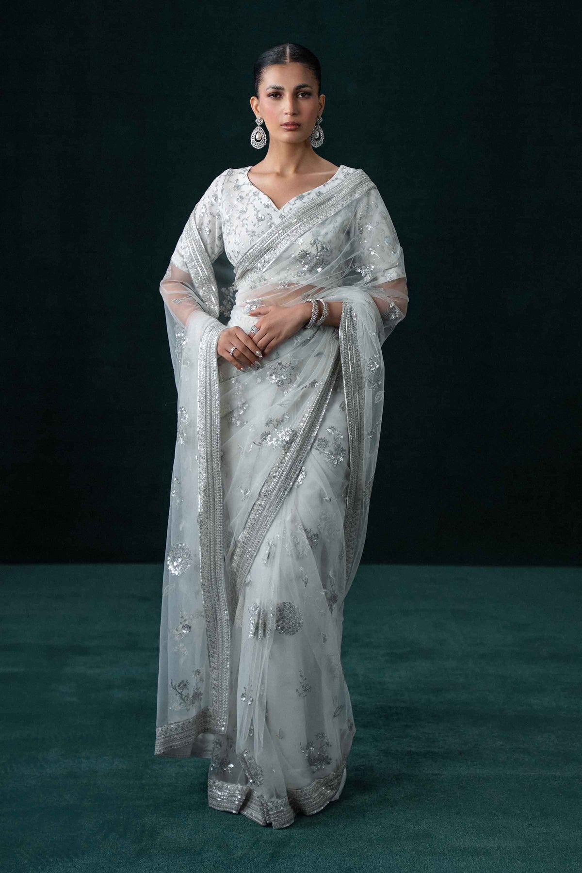 2 Piece - Embroidered Saree - ST2PE-BOUT26WV1-10 for Women - Boutique Collection | Nishat | Shop Online