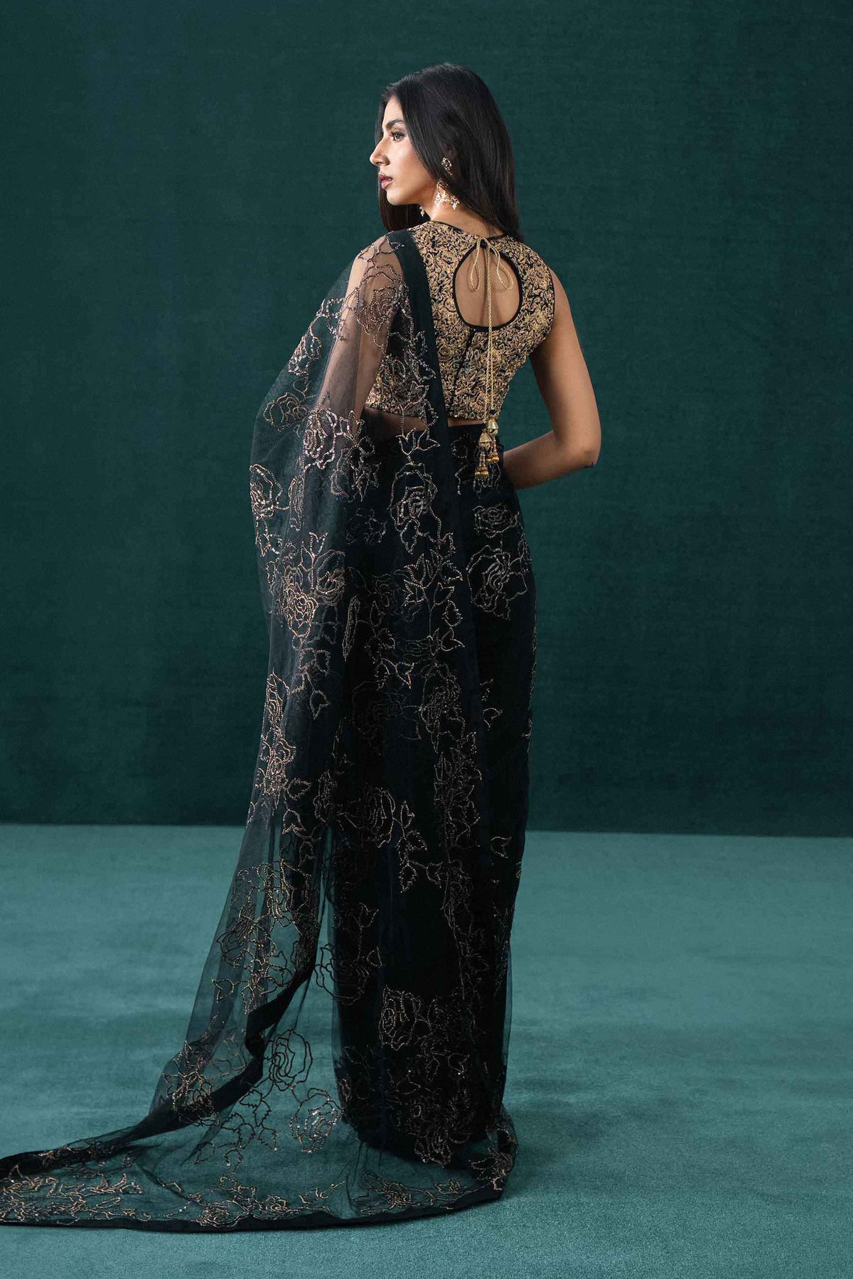 2 Piece - Embroidered Saree Set - ST2PE-BOUT26WV2-11 for Women - Boutique Collection | Nishat | Shop Online