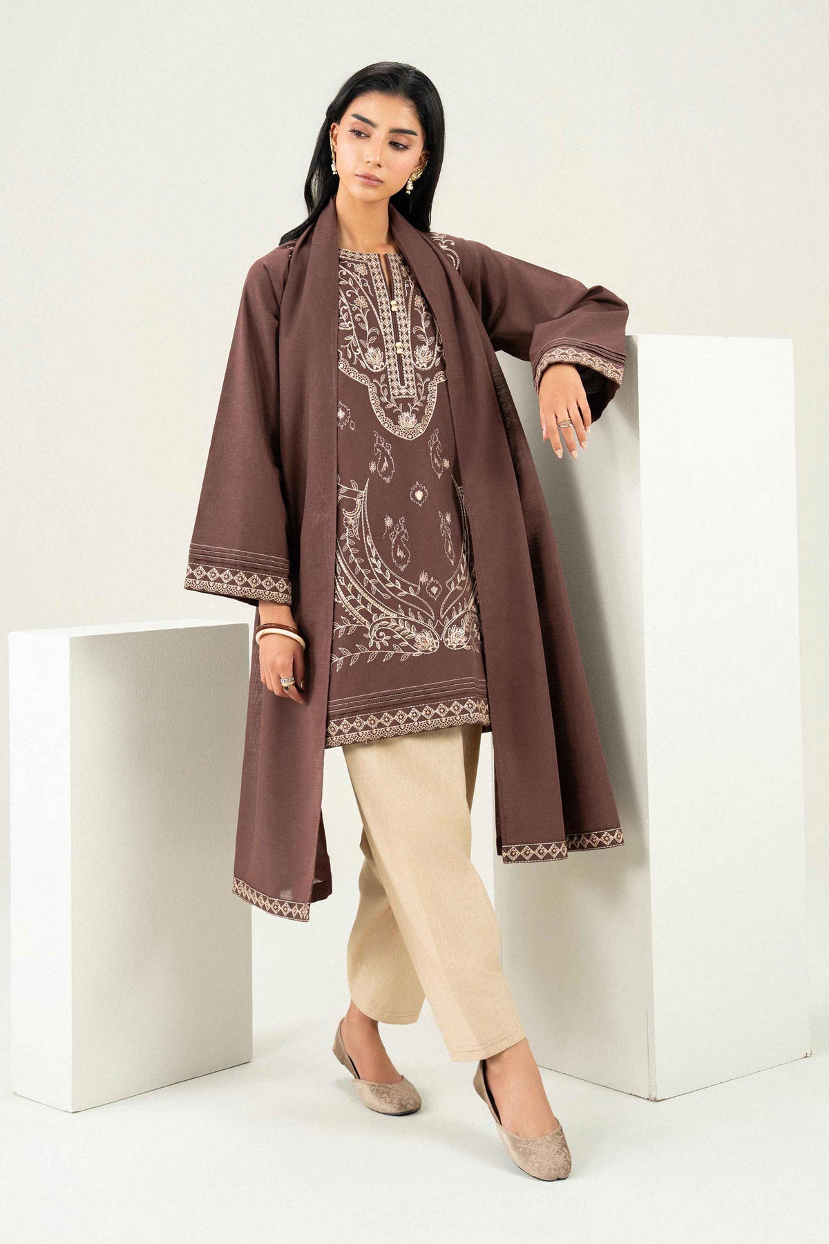 2 Piece - Embroidered Suit - ST2SDE-PRET26WV1-4