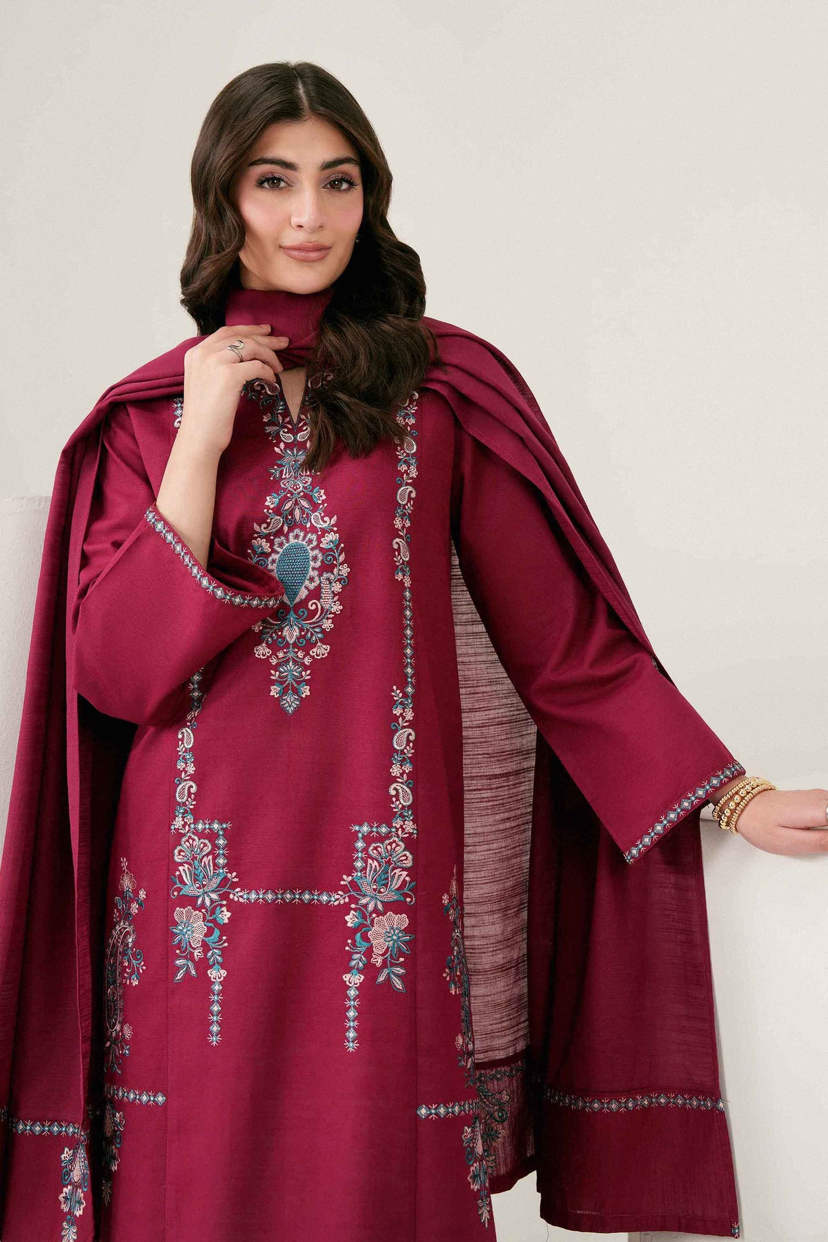2 PIECE - EMBROIDERED SUIT - ST2SDE-PRET26WV1-5 for Women - Pret Collection | Nishat | Shop Online