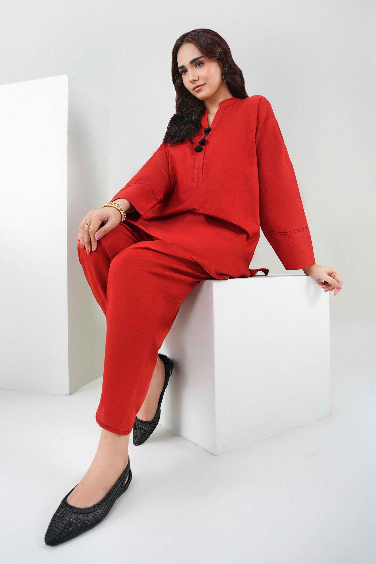 2 Piece - Solid Suit - ST2ST-PRET26WV2-14 for Women - Pret Collection | Nishat | Shop Online