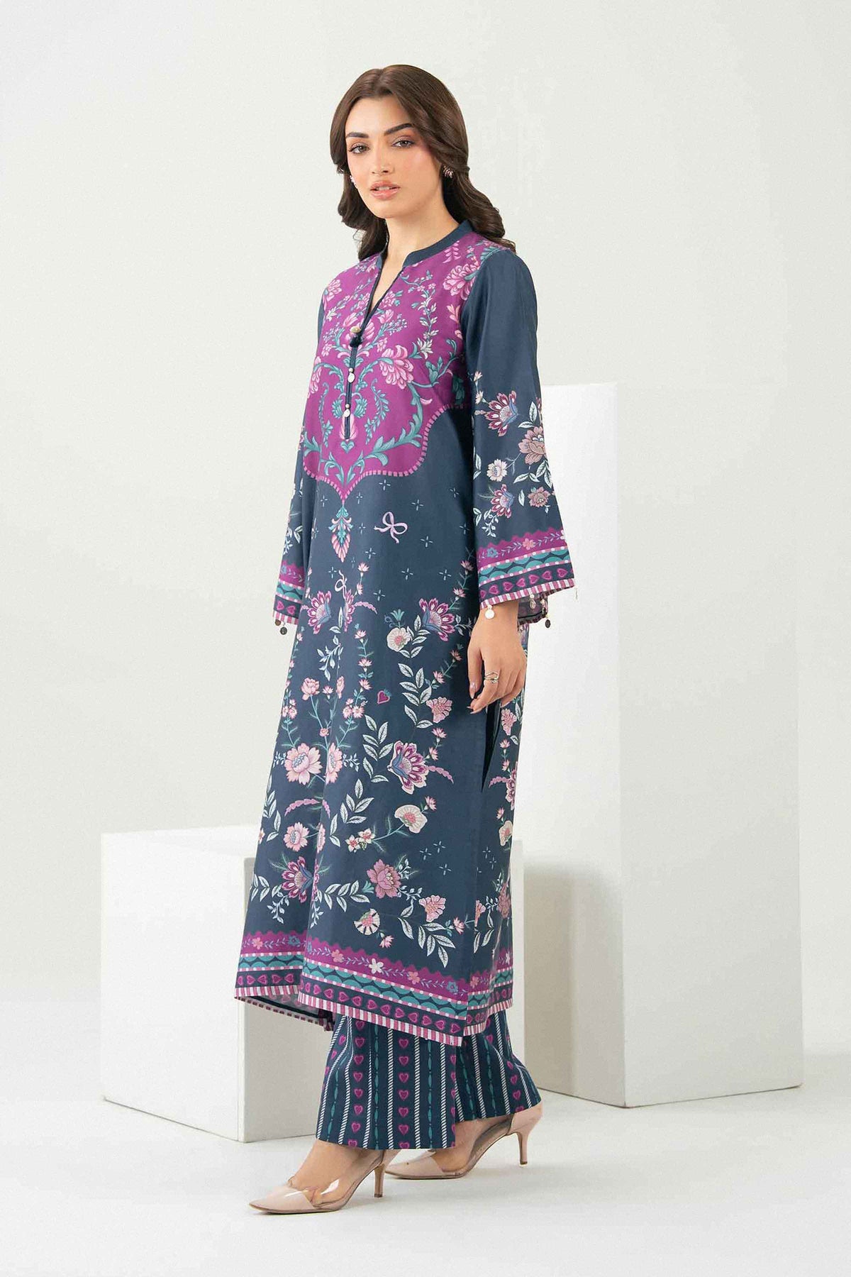 2 Piece - Printed Suit - ST2ST-PRET26WV3-20 for Women - Pret Collection | Nishat | Shop Online