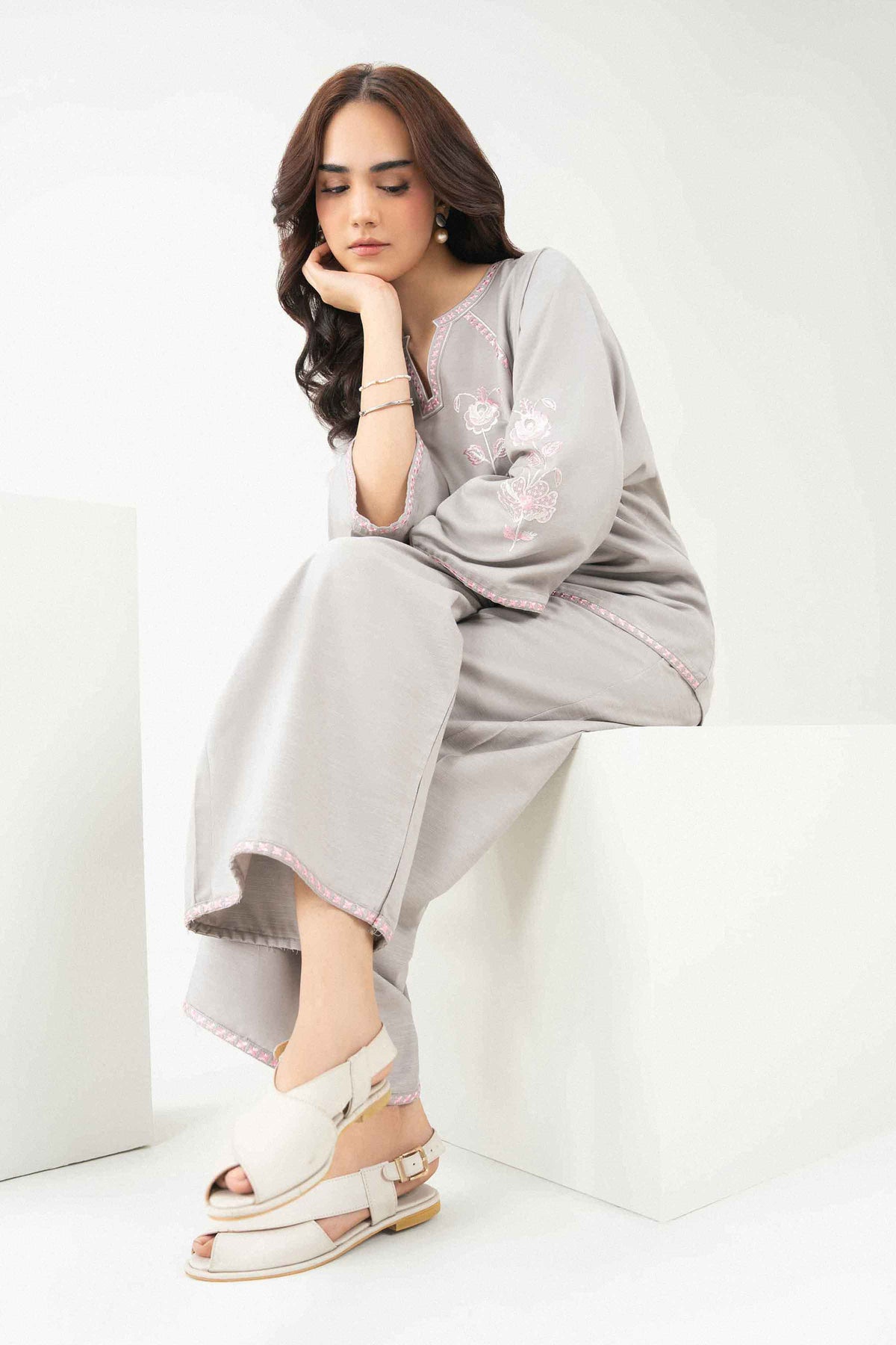2 Piece - Embroidered Suit - ST2STE-AURA26WV2-6 for Women - Pret Collection | Nishat | Shop Online