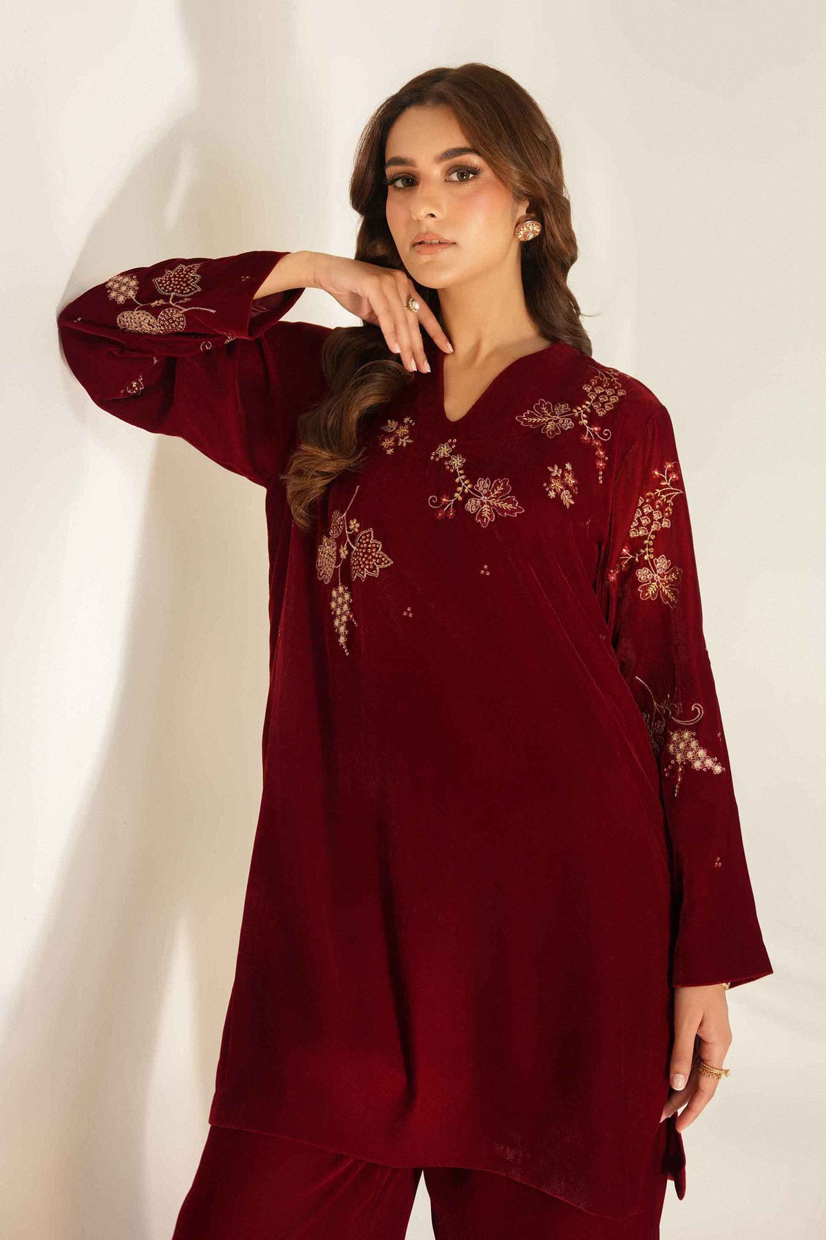 2 Piece - Embroidered Loungewear - ST2STE-LNG26WV2-1 for Women - Pret Collection | Nishat | Shop Online