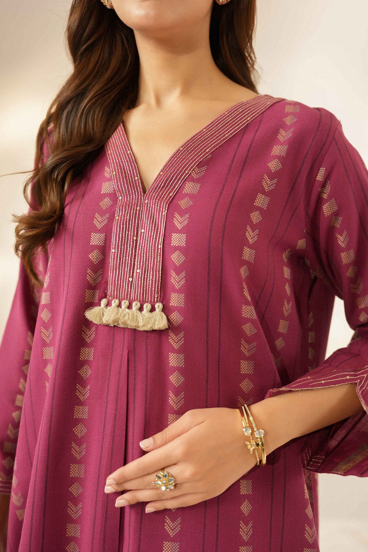 2 Piece - Embroidered Suit - ST2STE-LUXE26WV1-24 for Women - Pret Collection | Nishat | Shop Online