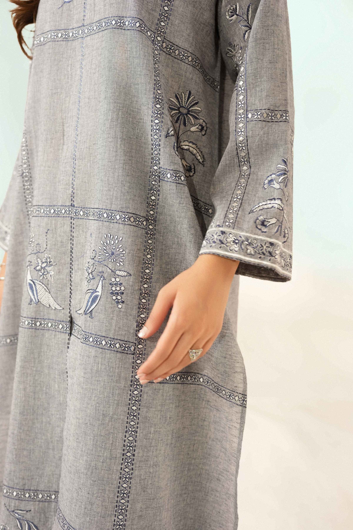 2 Piece - Embroidered Suit - ST2STE-LUXE26WV1-26 for Women - Pret Collection | Nishat | Shop Online