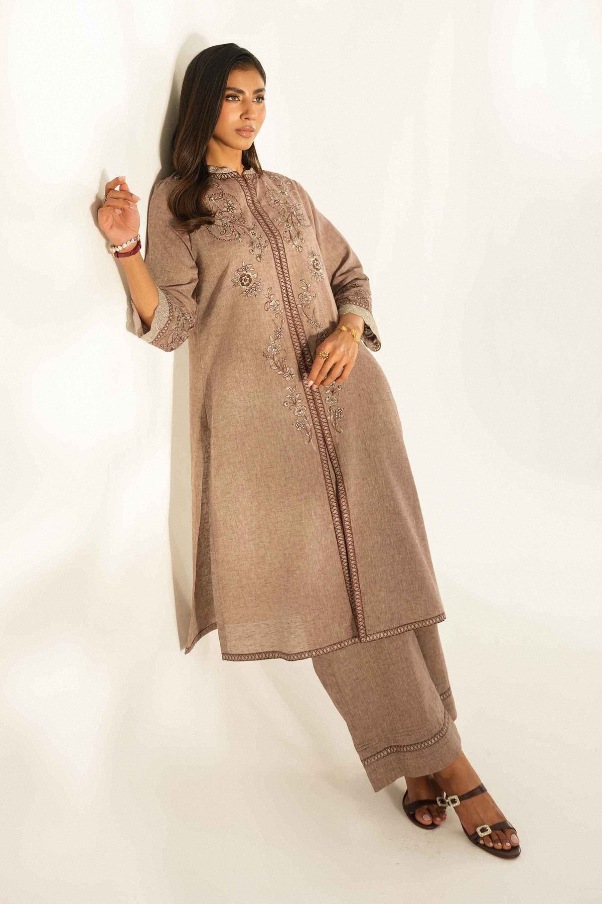 2 Piece - Embroidered Suit - ST2STE-LUXE26WV1-28 for Women - Luxury Pret Collection | Nishat | Shop Online
