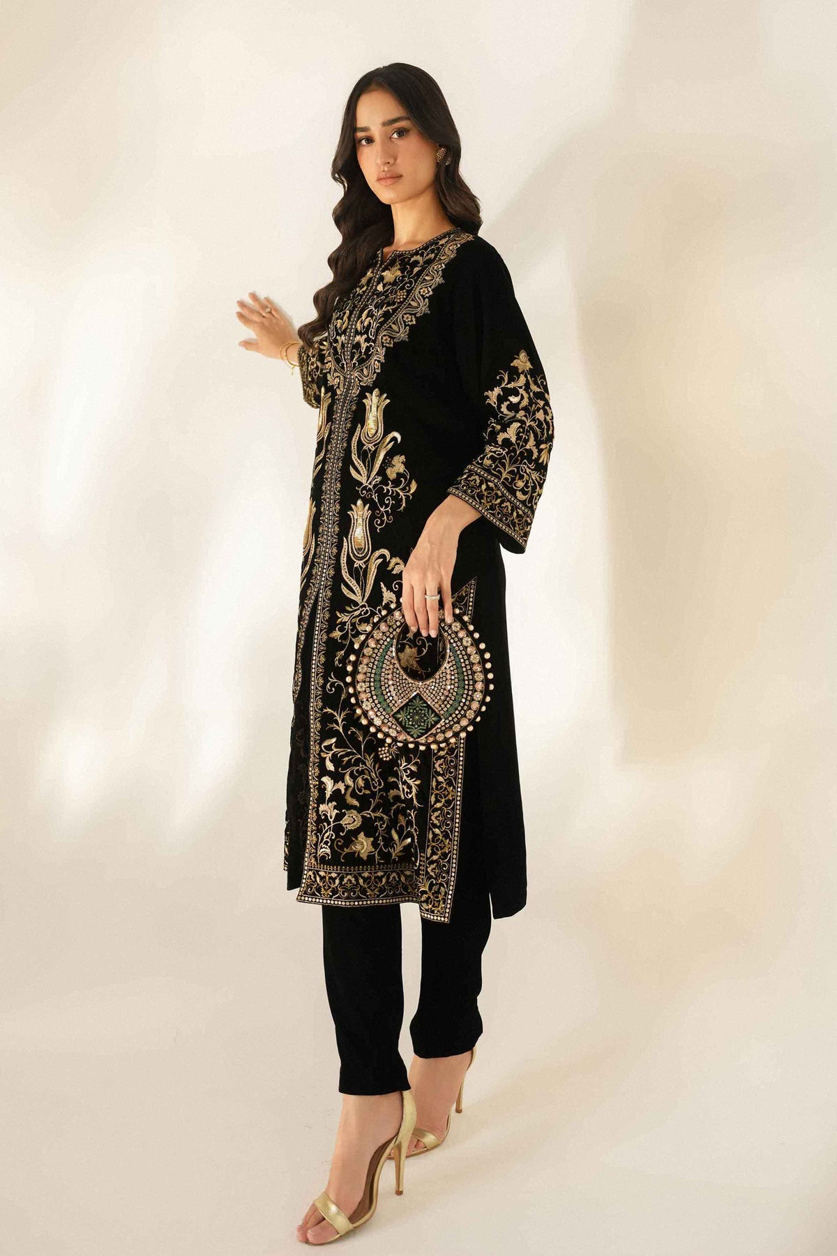 2 Piece - Embroidered Suit - ST2STE-LUXE26WV1-3 for Women - Pret Collection | Nishat | Shop Online