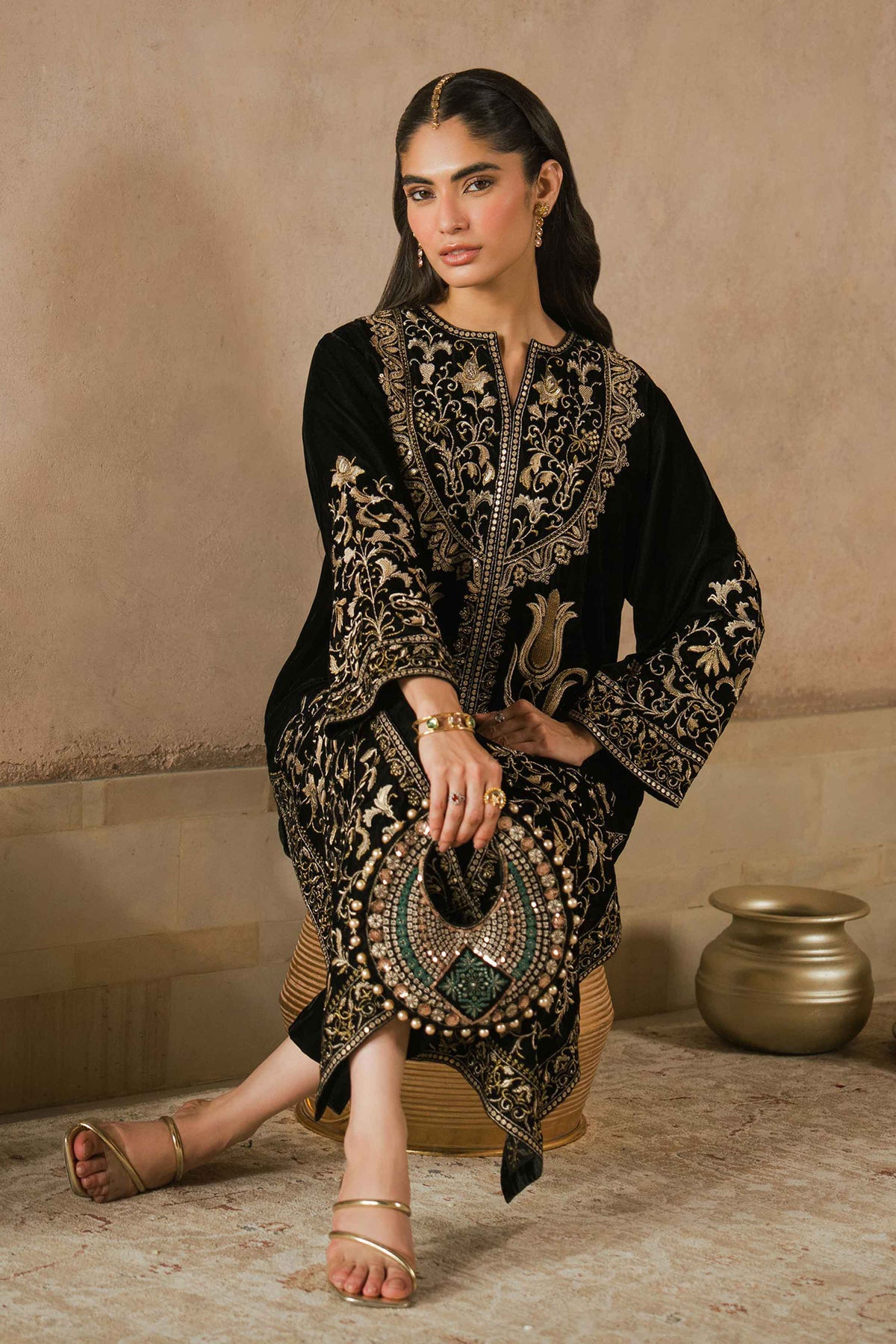 2 Piece - Embroidered Suit - ST2STE-LUXE26WV1-3