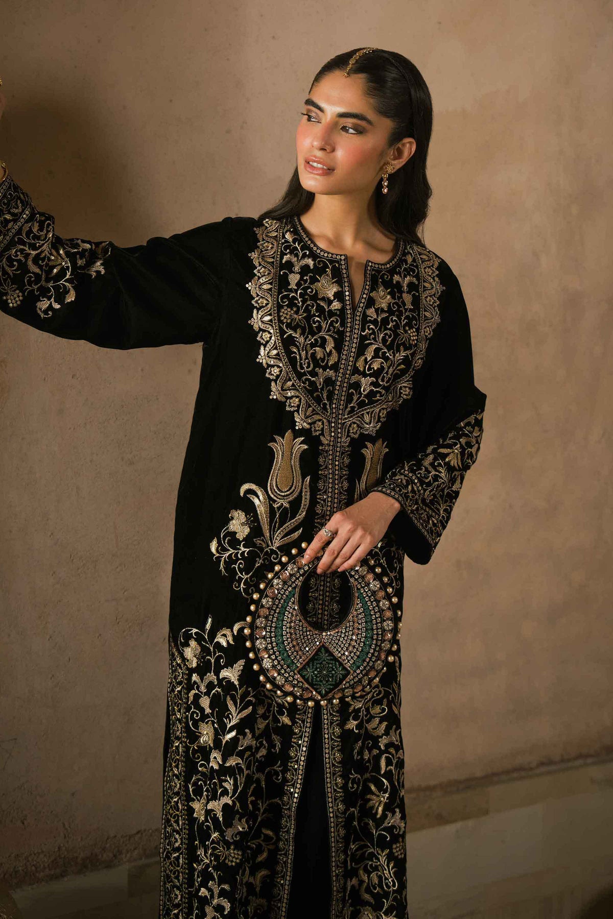 2 Piece - Embroidered Suit - ST2STE-LUXE26WV1-3 for Women - Pret Collection | Nishat | Shop Online