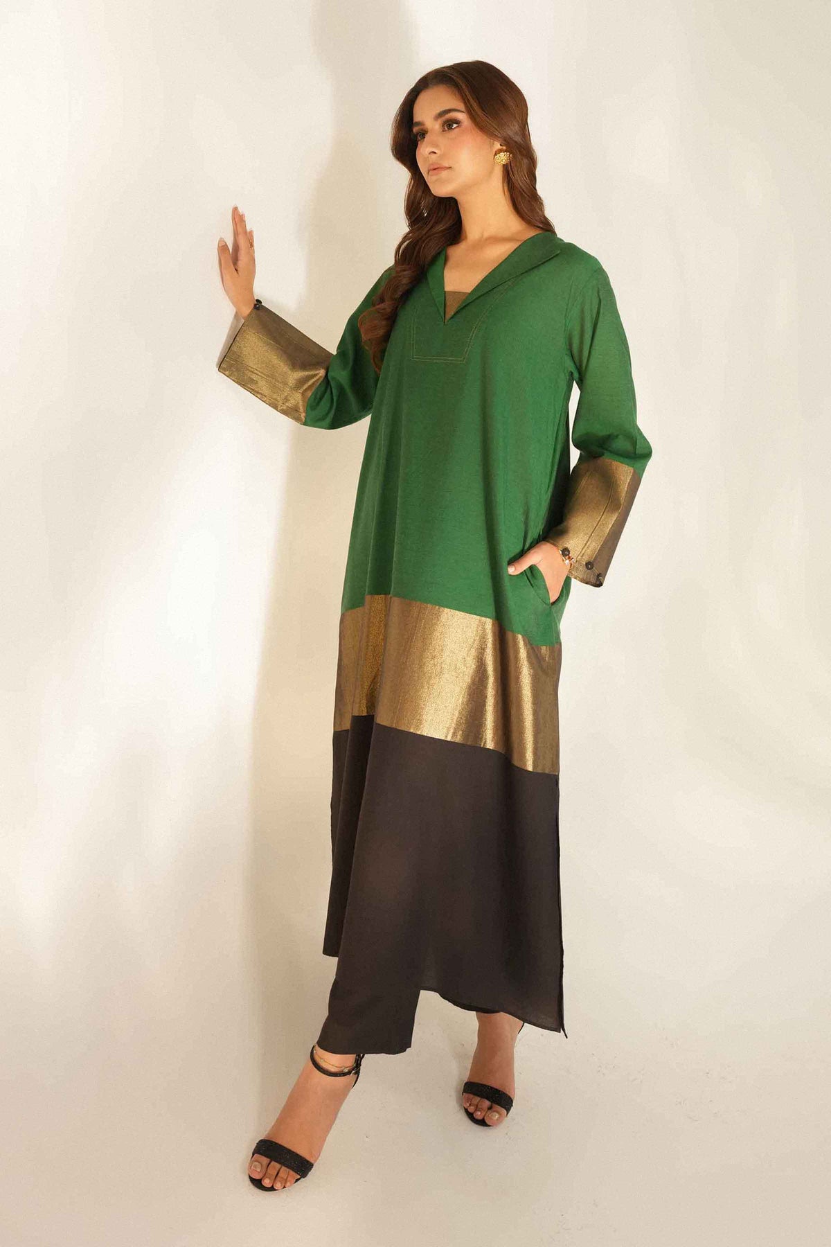 2 Piece - Printed Suit - ST2STE-LUXE26WV1-32 for Women - Pret Collection | Nishat | Shop Online