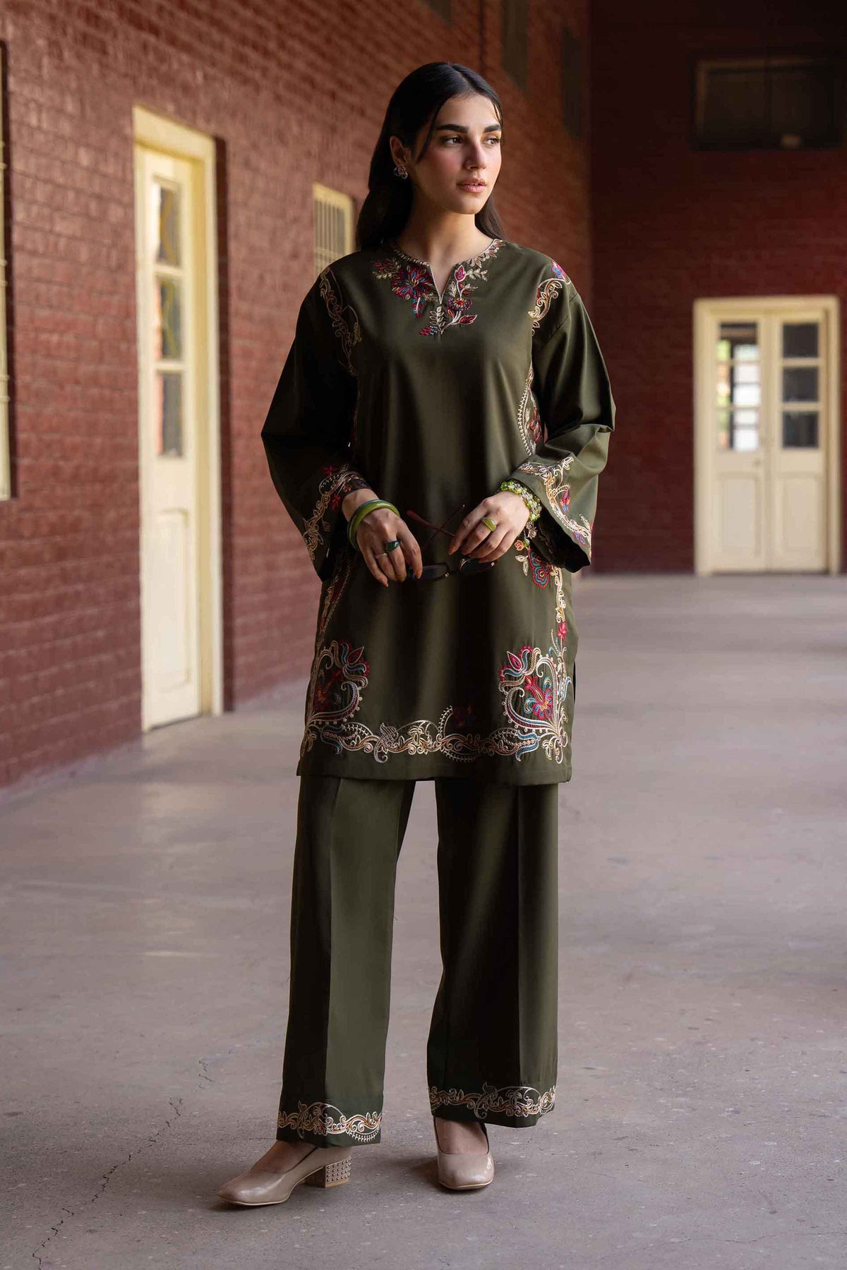 2 Piece - Embroidered Suit - ST2STE-PRET26WV1-13