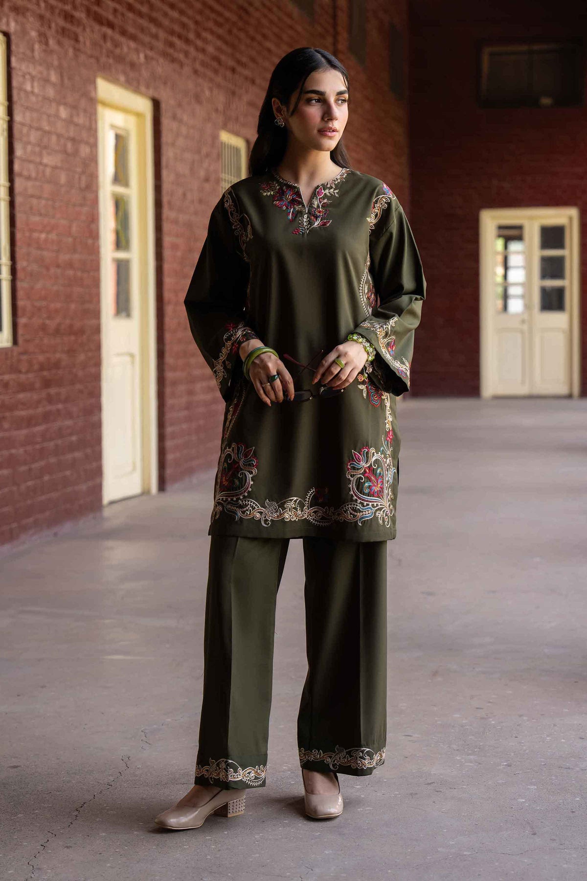 2 Piece - Embroidered Suit - ST2STE-PRET26WV1-13