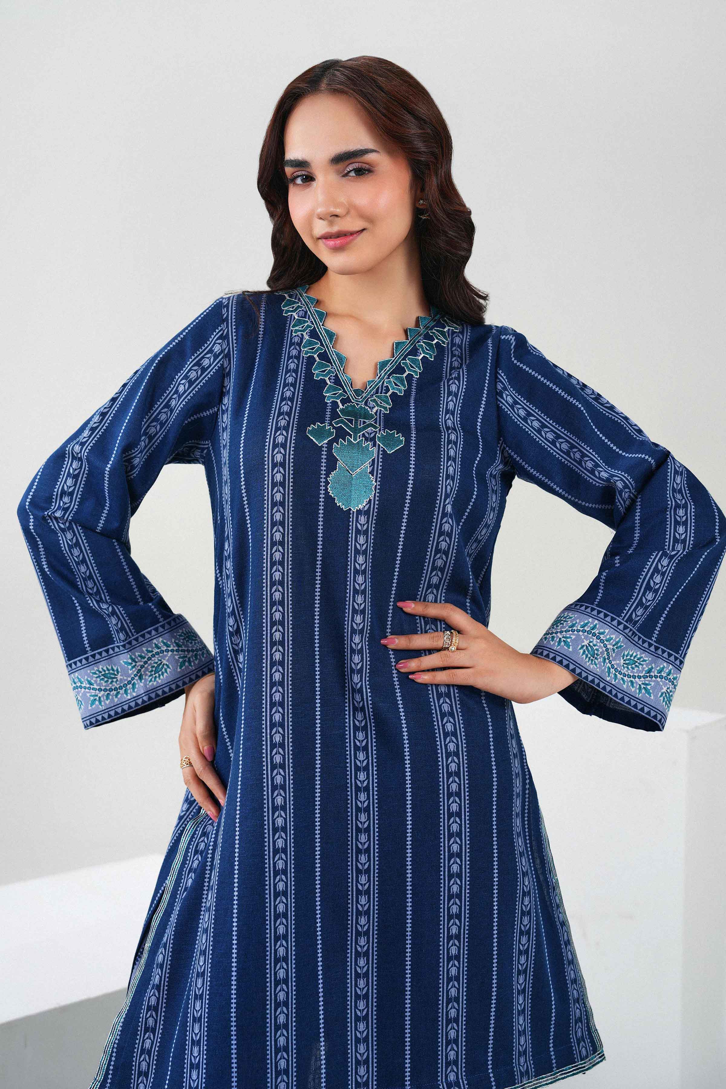 2 Piece - Printed Embroidered Suit - ST2STE-PRET26WV1-3 for Women - Pret Collection | Nishat | Shop Online