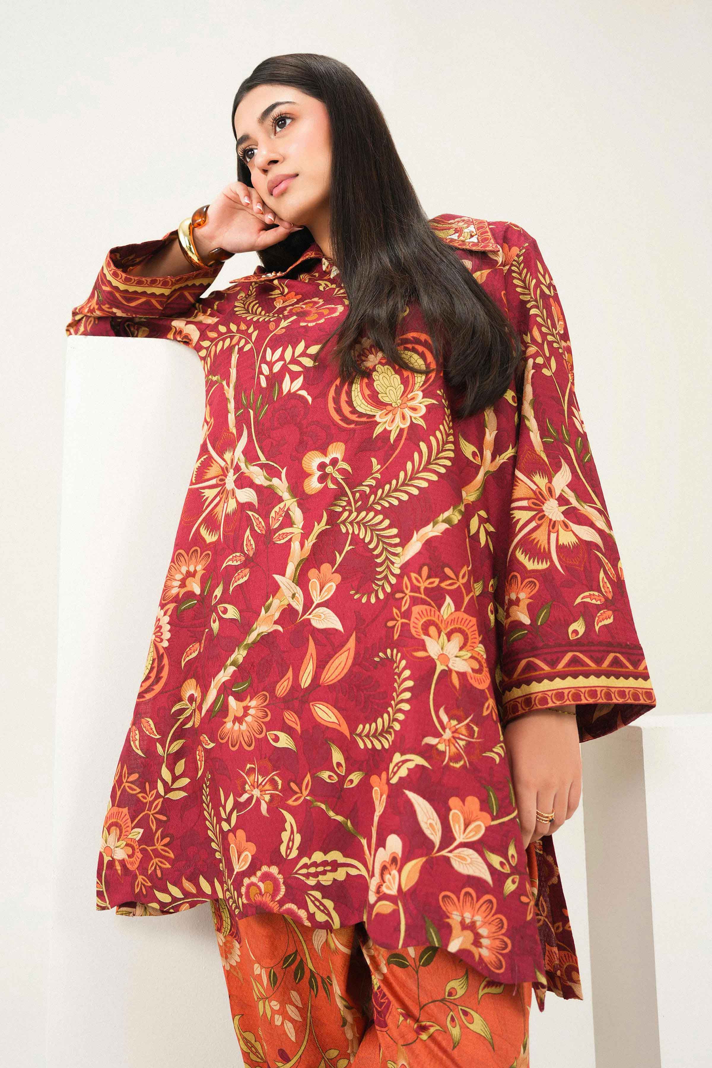 2 Piece - Printed Embroidered Suit - ST2STE-PRET26WV1-7 for Women - Pret Collection | Nishat | Shop Online