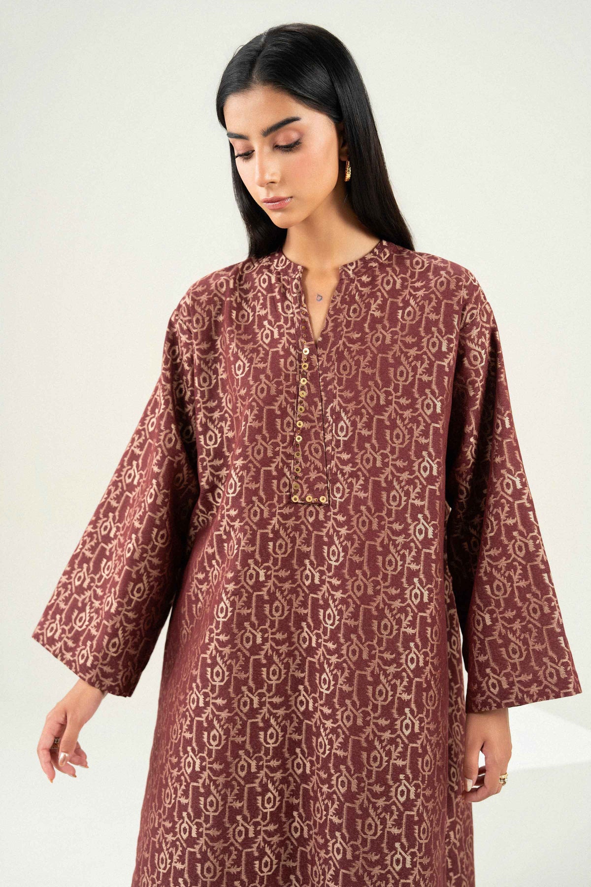 2 Piece - Embroidered Suit - ST2STE-PRET26WV2-11 (trouser fab mis) for Women - Pret Collection | Nishat | Shop Online