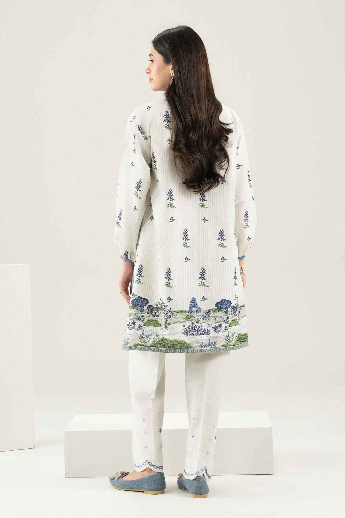 2 Piece - Printed Embroidered Suit - ST2STE-PRET26WV2-21 for Women - Pret Collection | Nishat | Shop Online