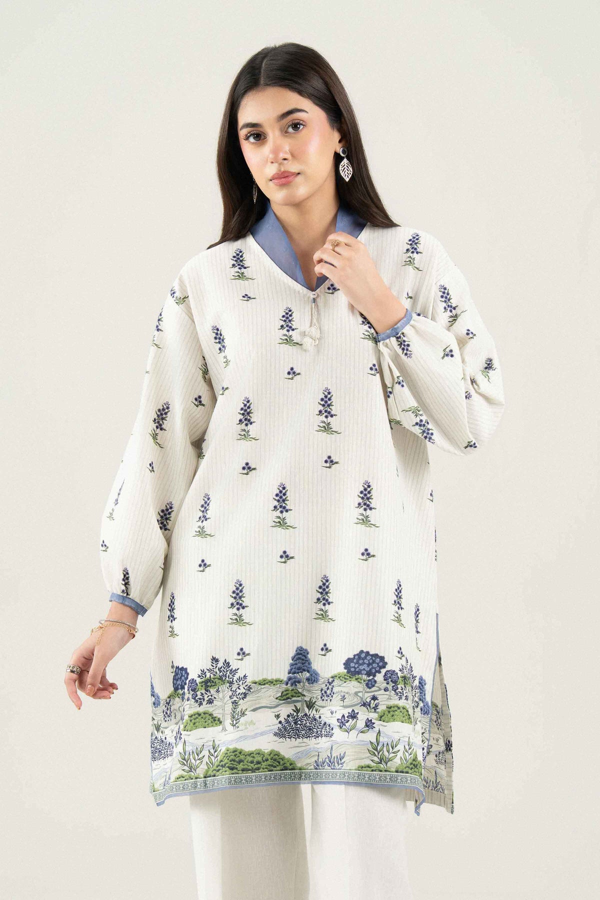 2 Piece - Printed Embroidered Suit - ST2STE-PRET26WV2-21 for Women - Pret Collection | Nishat | Shop Online
