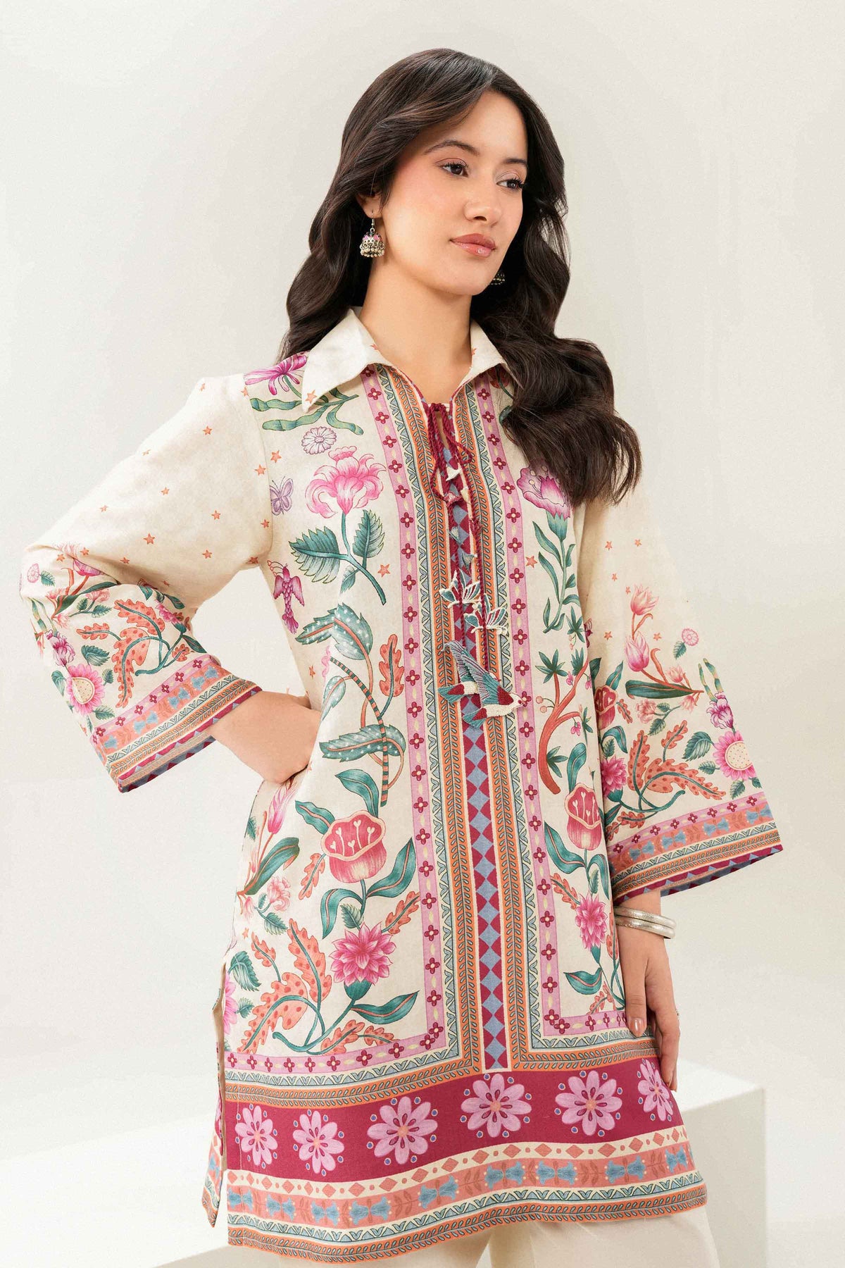2 Piece - Printed Embroidered Suit - ST2STE-PRET26WV2-27