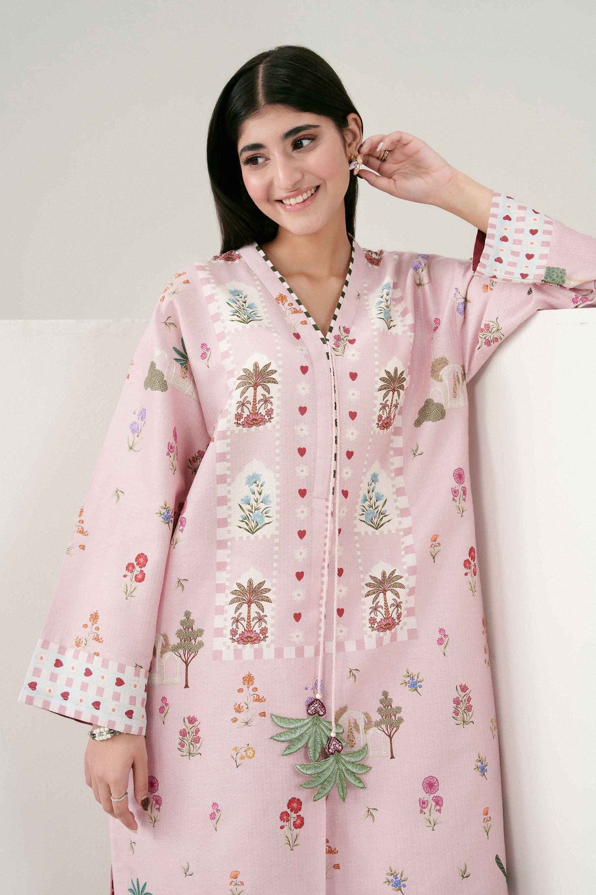 2 Piece - Printed Embroidered Suit - ST2STE-PRET26WV2-29