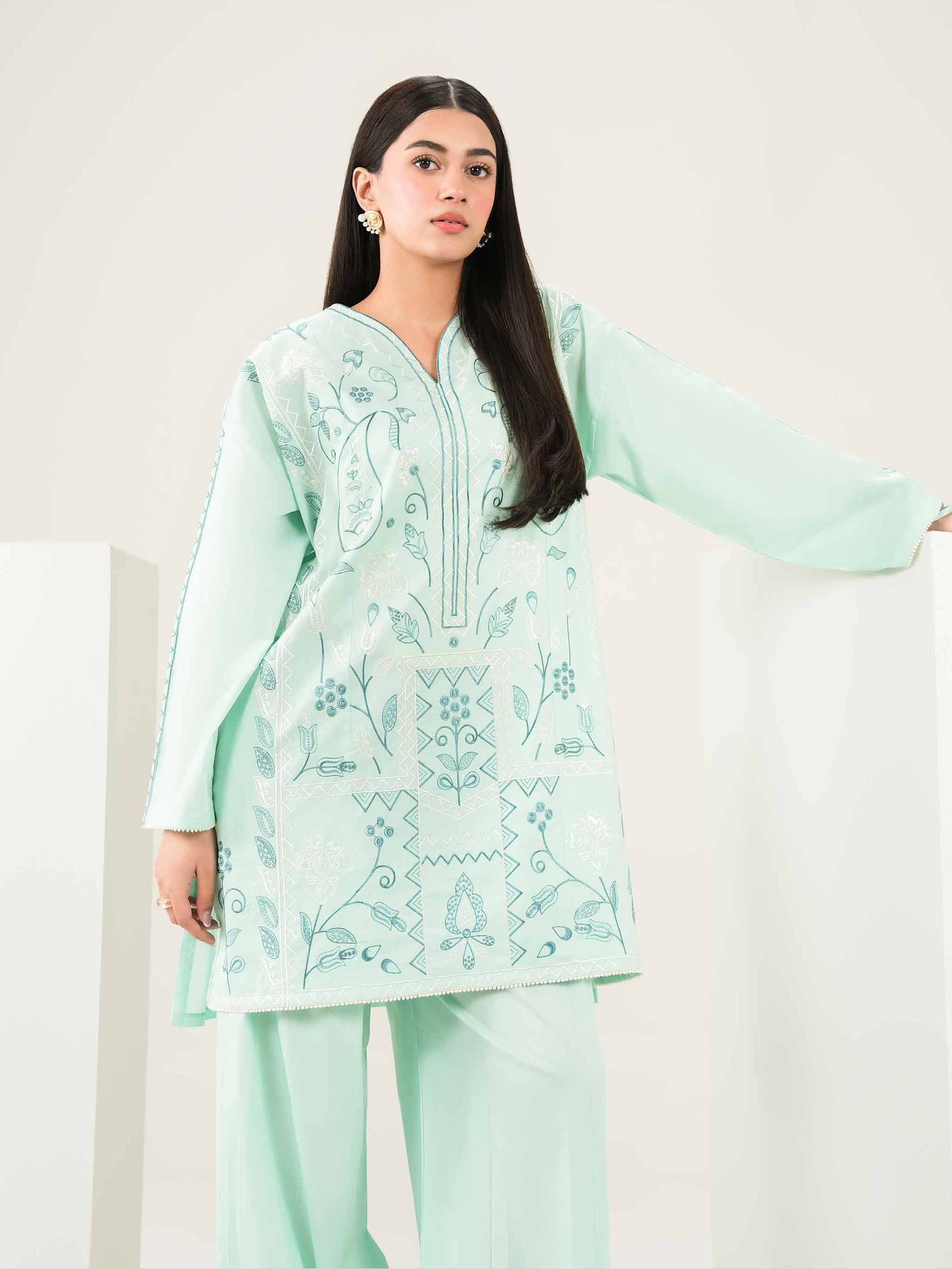 2 Piece - Embroidered Suit - ST2STE-PRET26WV2-3