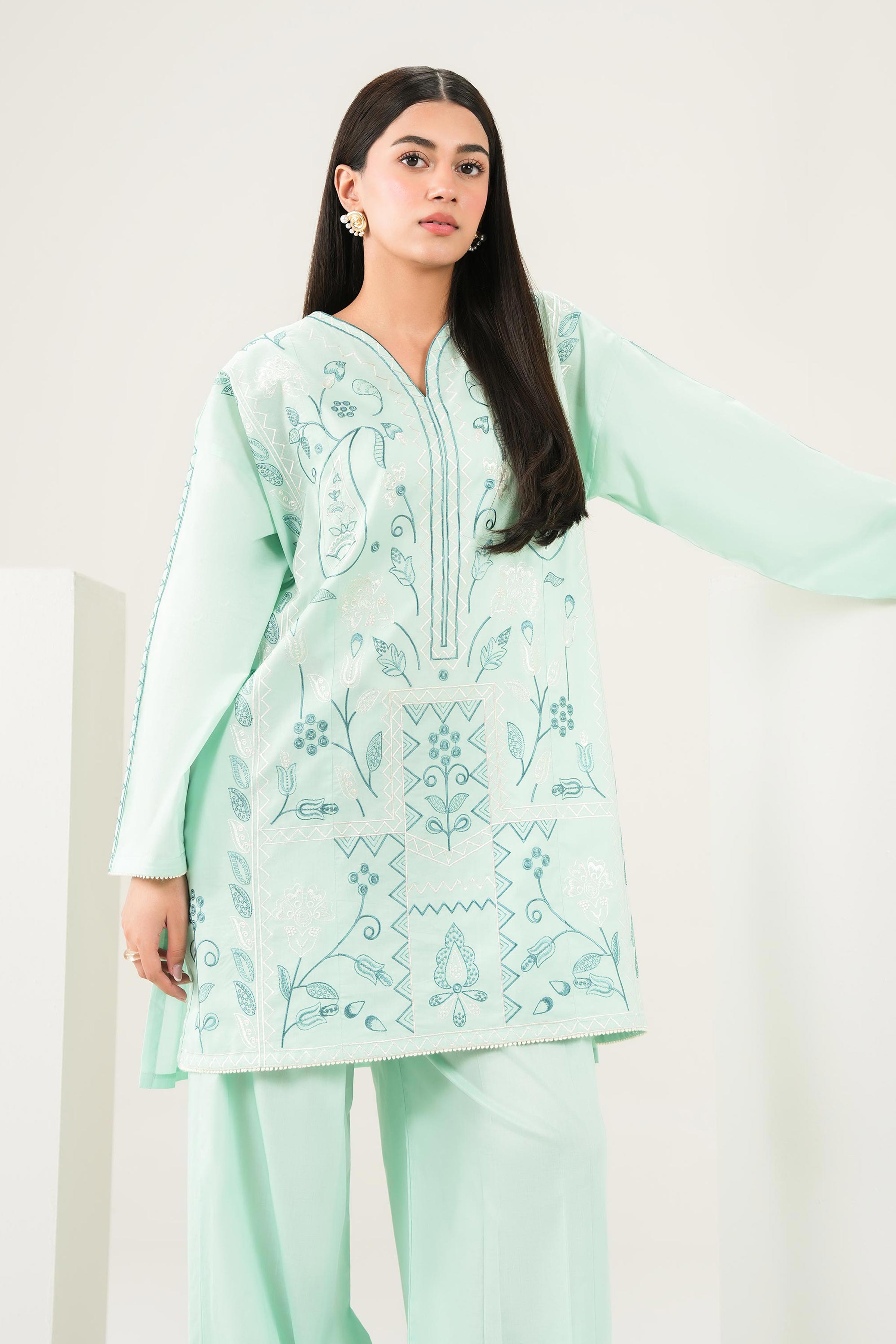 2 Piece - Embroidered Suit - ST2STE-PRET26WV2-3 for Women - Pret Collection | Nishat | Shop Online