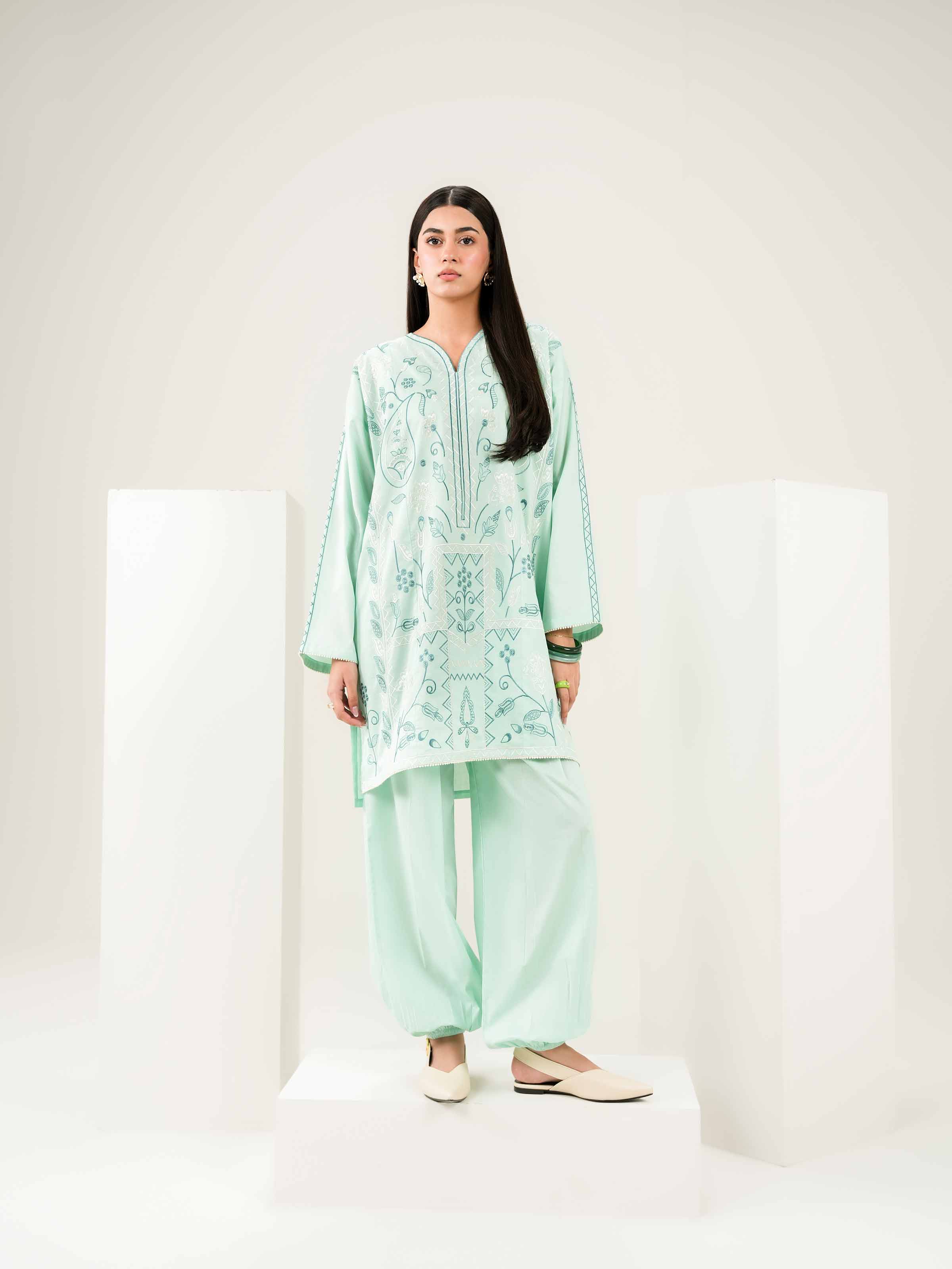 2 Piece - Embroidered Suit - ST2STE-PRET26WV2-3