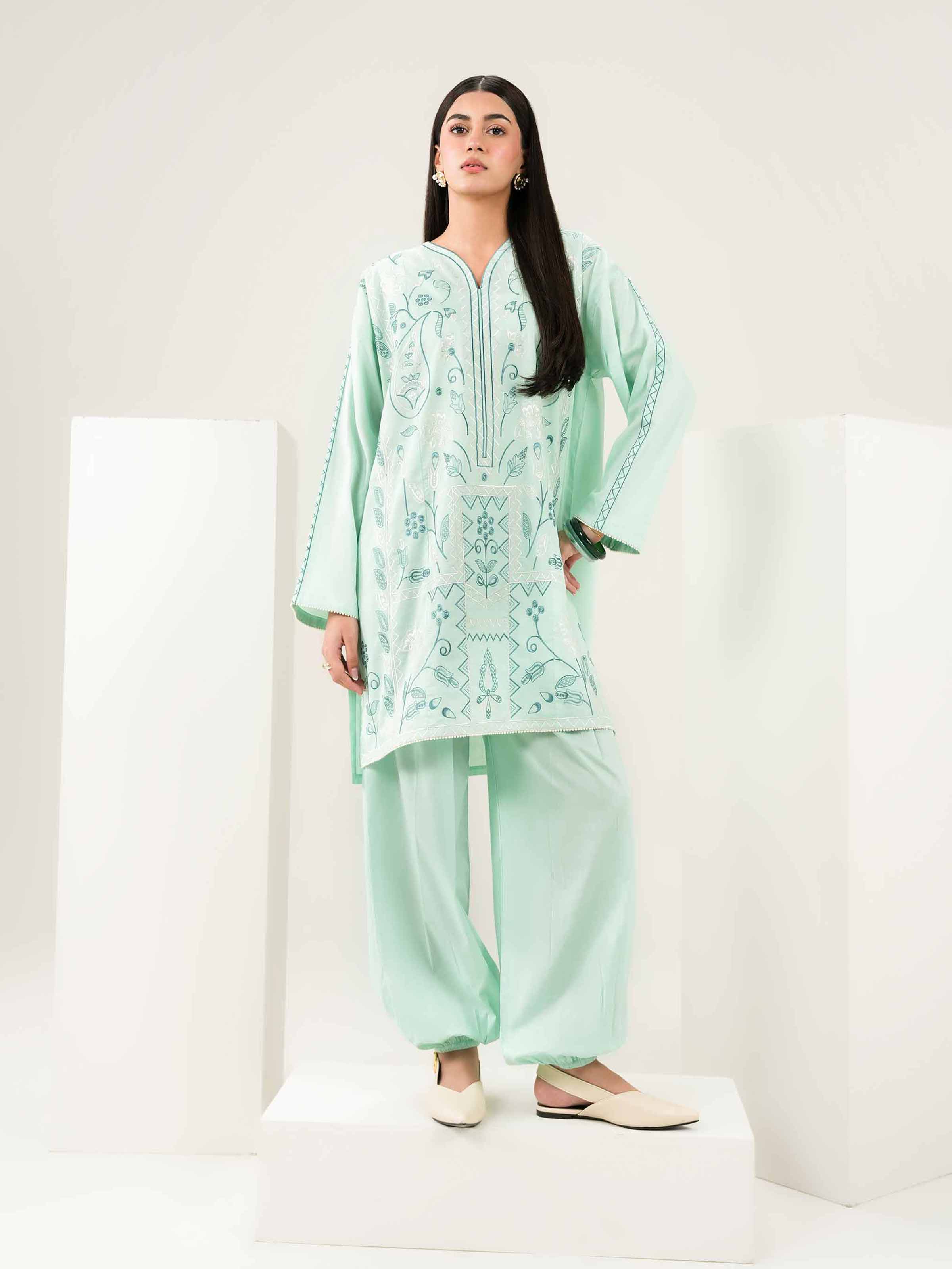 2 Piece - Embroidered Suit - ST2STE-PRET26WV2-3