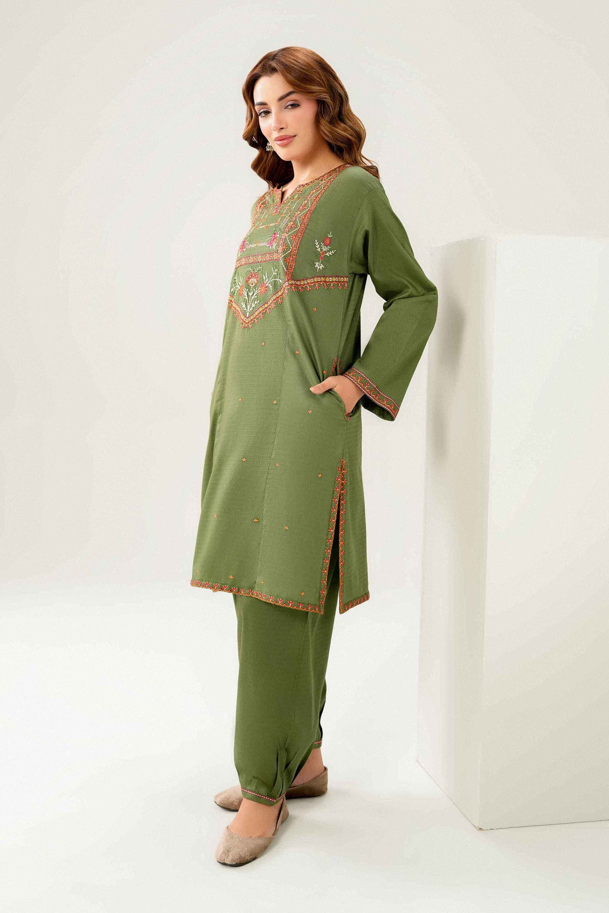 2 Piece - Embroidered Suit - ST2STE-PRET26WV2-32