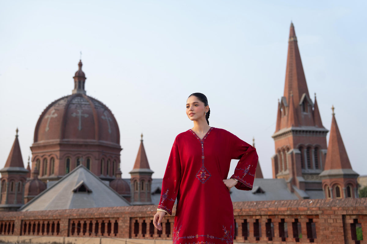 2 Piece - Embroidered Suit - ST2STE-PRET26WV2-34