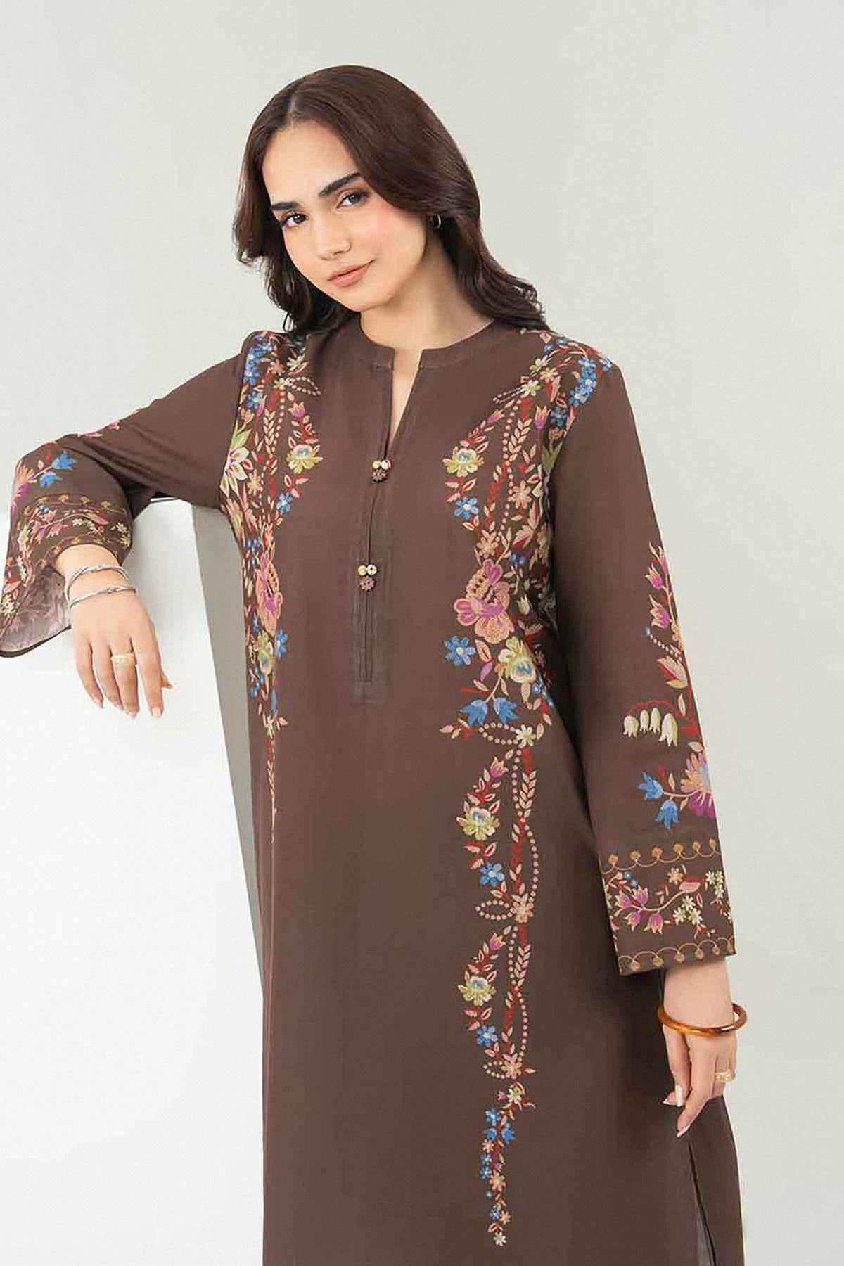 2 Piece - Printed Embroidered Suit - ST2STE-PRET26WV2-36 for Women - Pret Collection | Nishat | Shop Online