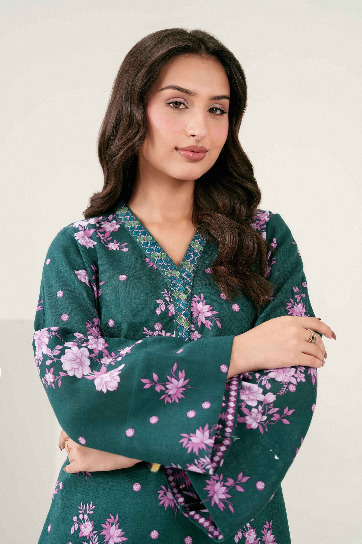 2 Piece - Printed Embroidered Suit - ST2STE-PRET26WV2-41 for Women - Pret Collection | Nishat | Shop Online