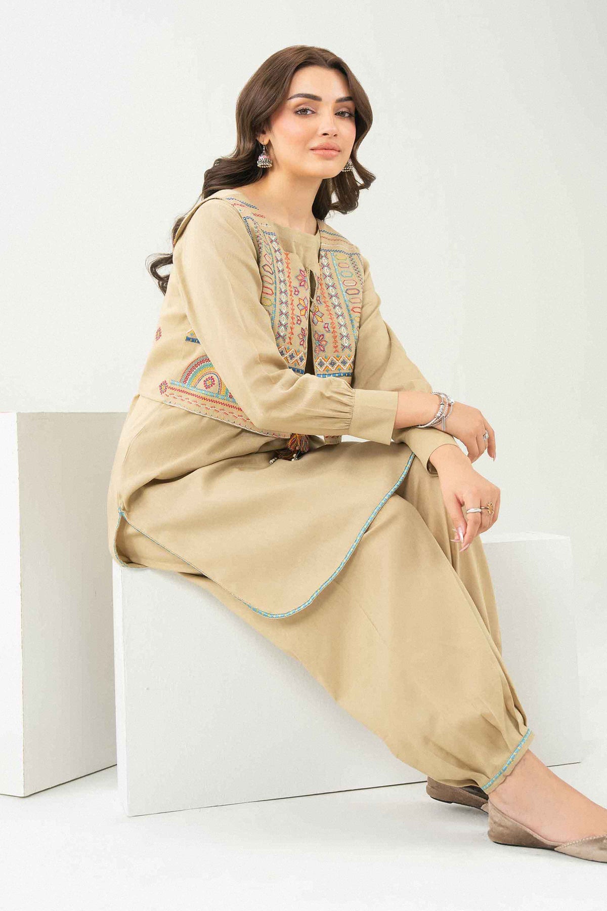 3 Piece - Embroidered Suit - ST2STE-PRET26WV2-48 for Women - Pret Collection | Nishat | Shop Online