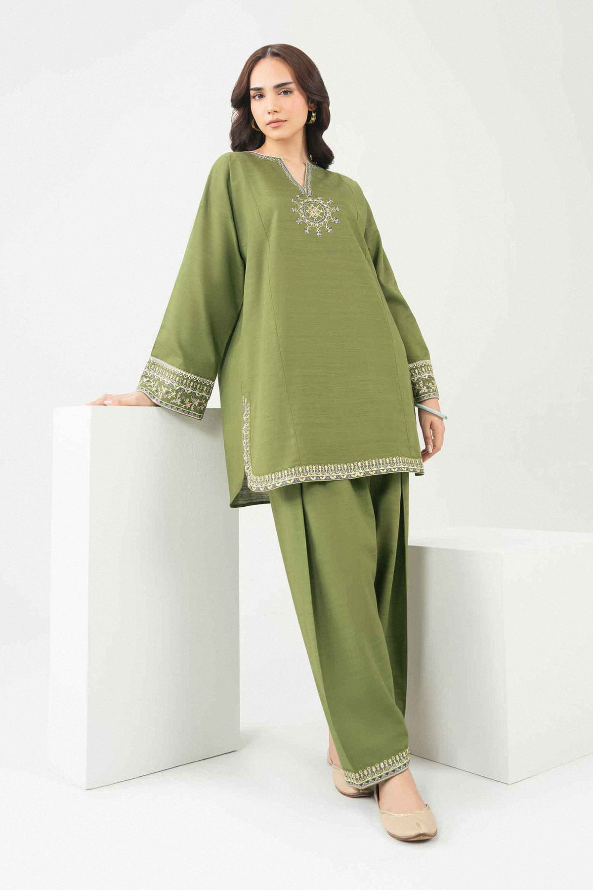 2 Piece - Embroidered Suit - ST2STE-PRET26WV2-53 for Women - Pret Collection | Nishat | Shop Online