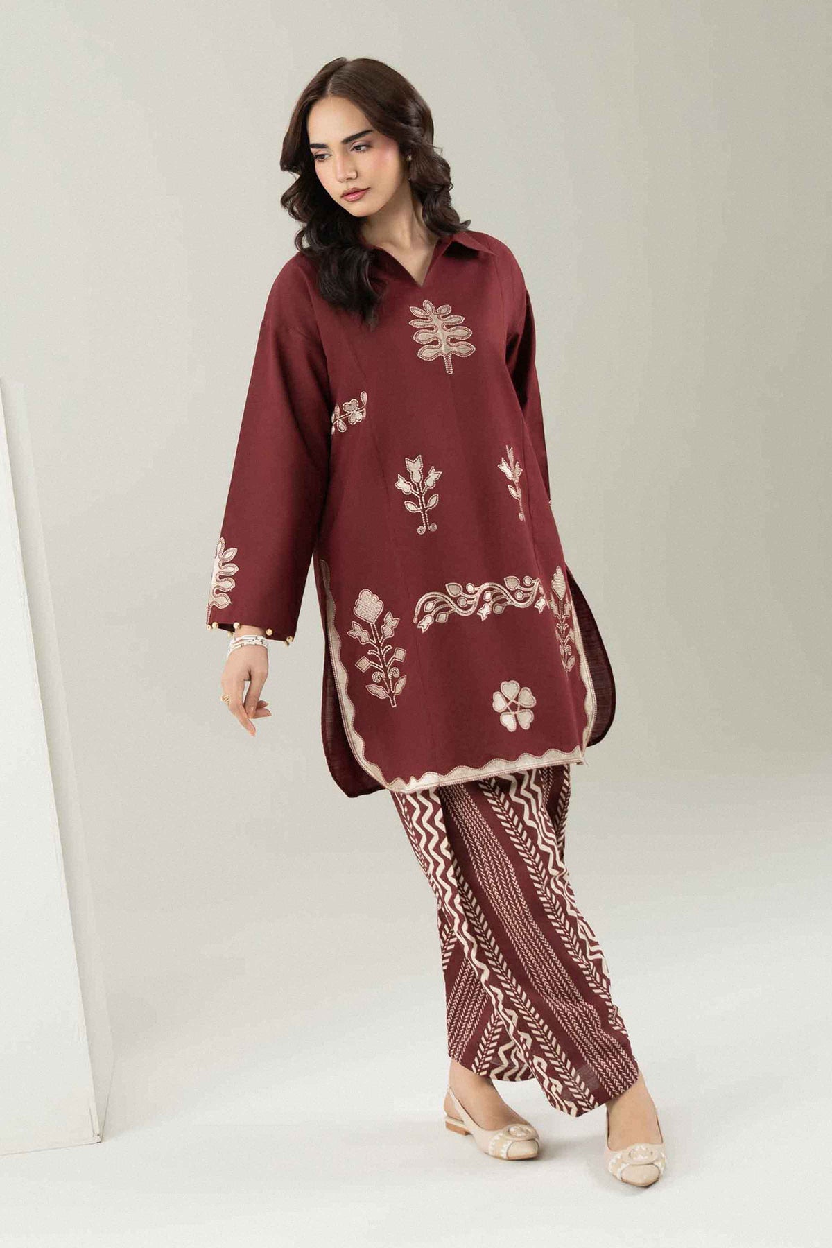 2 Piece - Printed Embroidered Suit - ST2STE-PRET26WV2-54 for Women - Pret Collection | Nishat | Shop Online