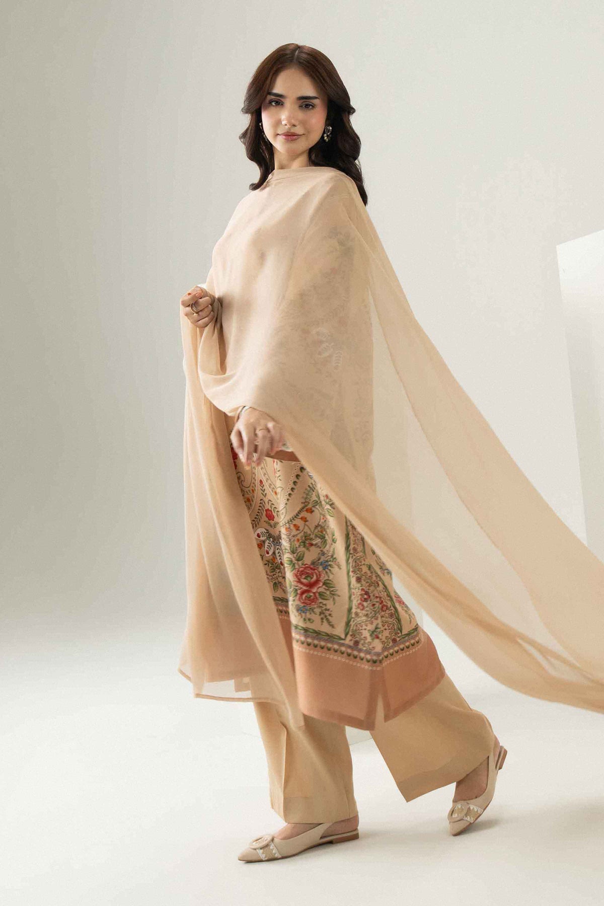 3 Piece - Printed Suit - ST3P-PRET26WV1-1 for Women - Pret Collection | Nishat | Shop Online