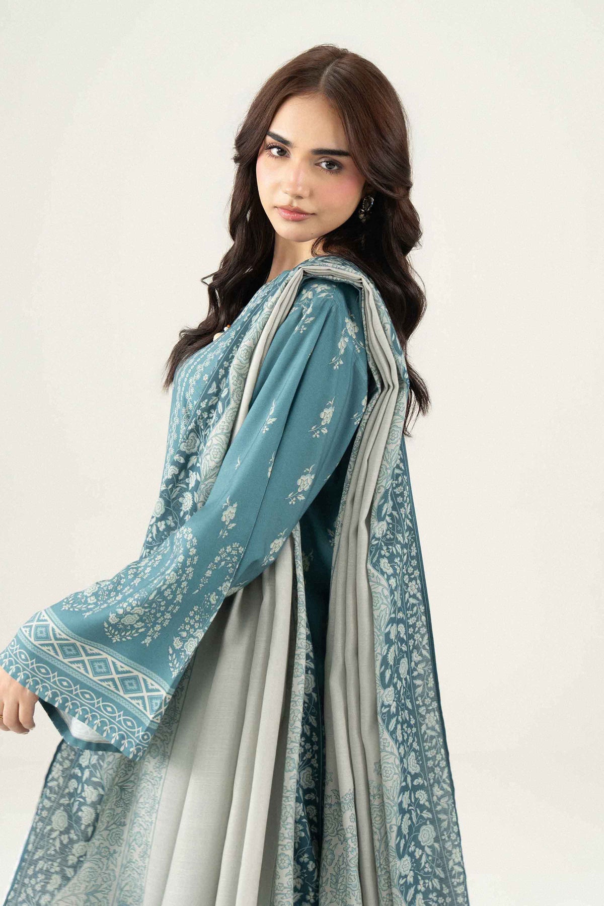 3 Piece - Printed Suit - ST3P-PRET26WV1-12 for Women - Pret Collection | Nishat | Shop Online