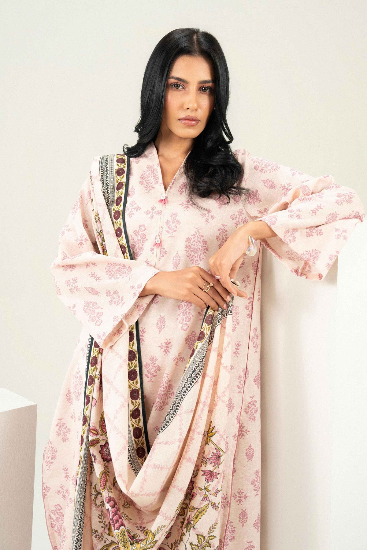3 Piece - Printed Suit - ST3P-PRET26WV1-8 for Women - Pret Collection | Nishat | Shop Online