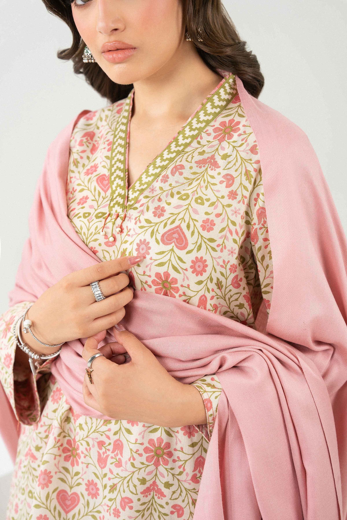 3 Piece - Printed Suit - ST3P-PRET26WV2-13 for Women - Pret Collection | Nishat | Shop Online