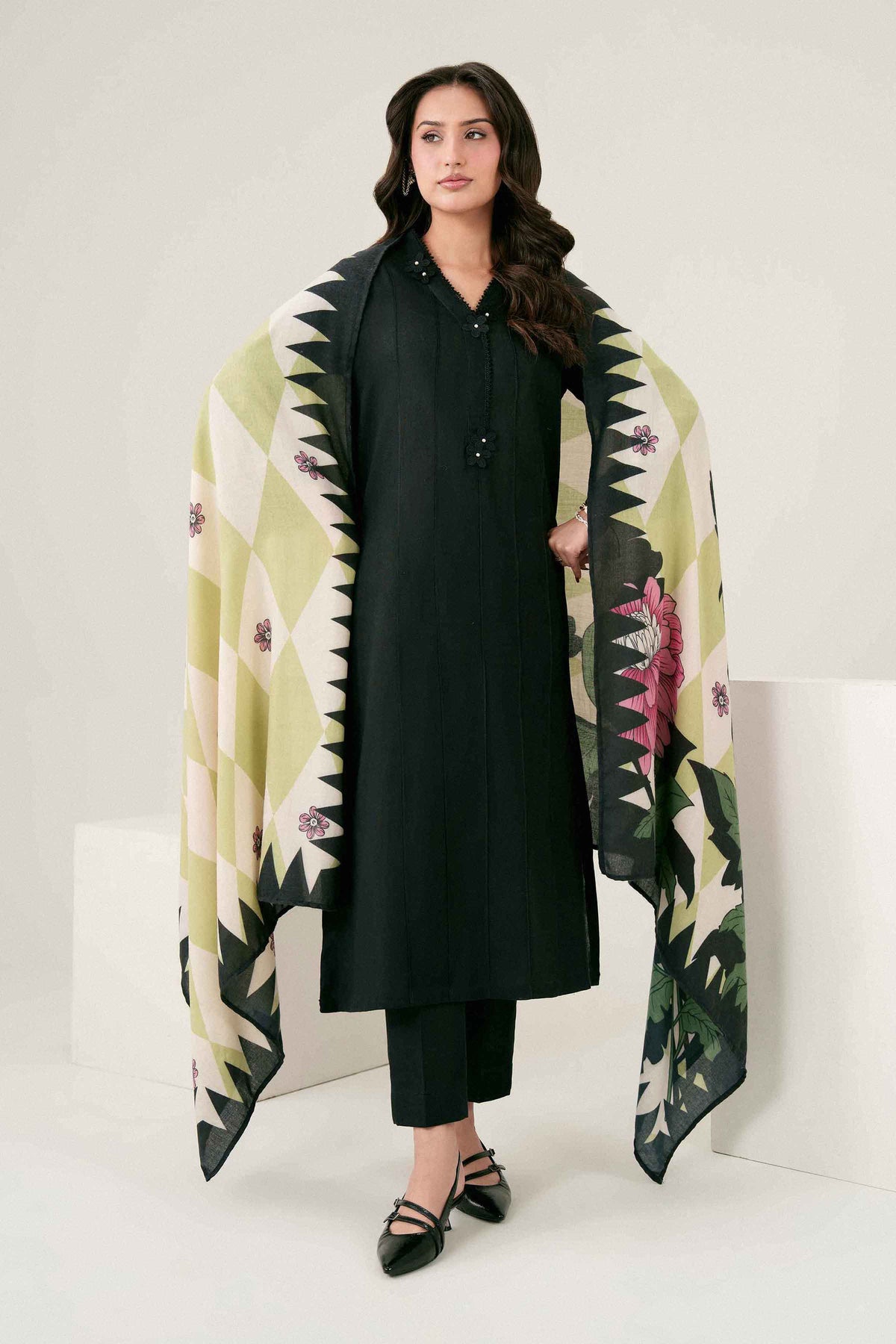 3 Piece - Printed Suit - ST3P-PRET26WV2-2 for Women - Pret Collection | Nishat | Shop Online