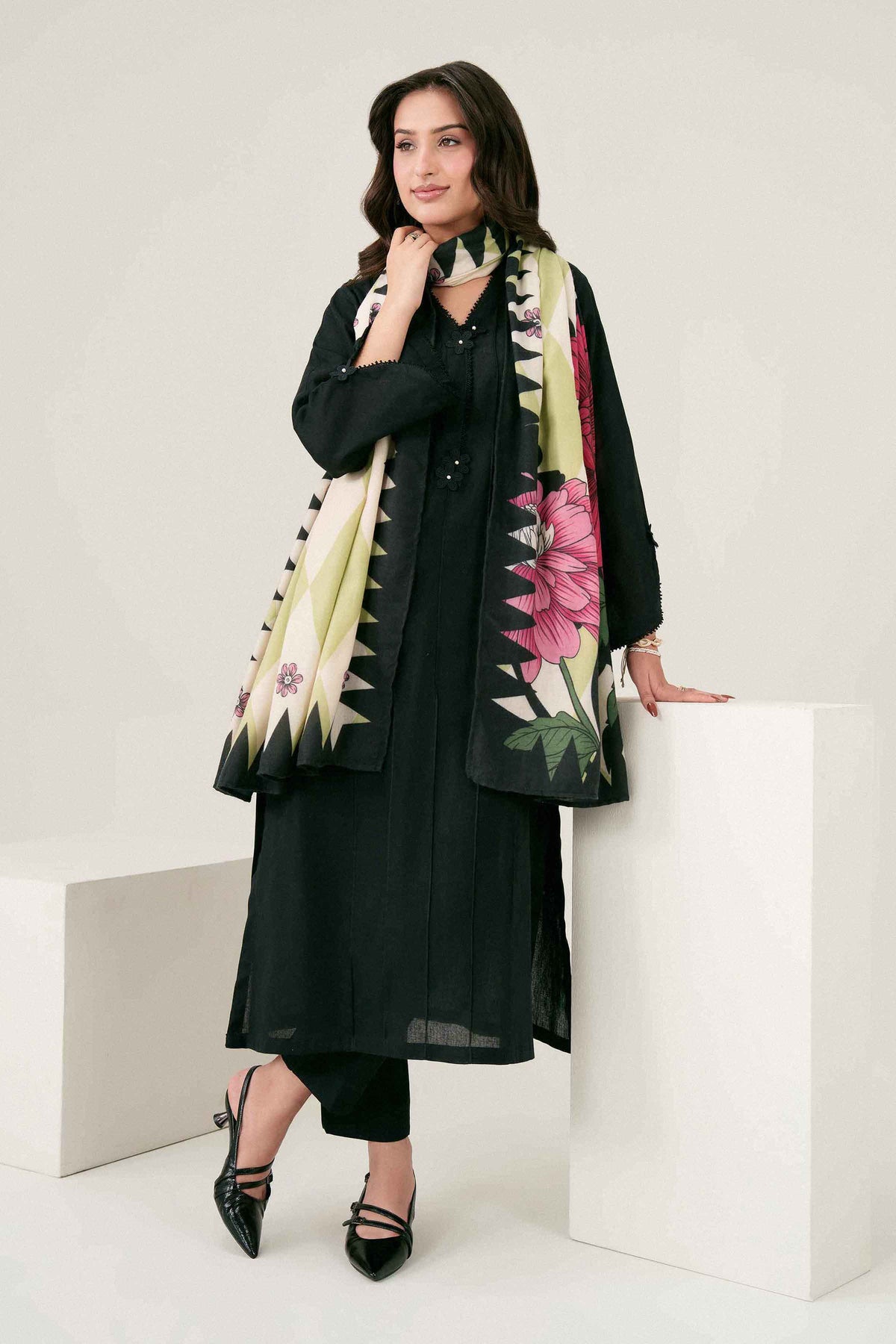 3 Piece - Printed Suit - ST3P-PRET26WV2-2 for Women - Pret Collection | Nishat | Shop Online