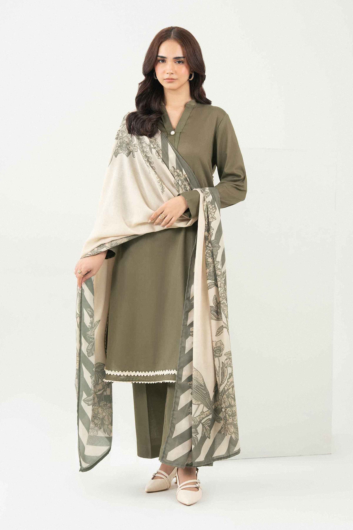 3 Piece - Printed Suit - ST3P-PRET26WV2-4 for Women - Pret Collection | Nishat | Shop Online