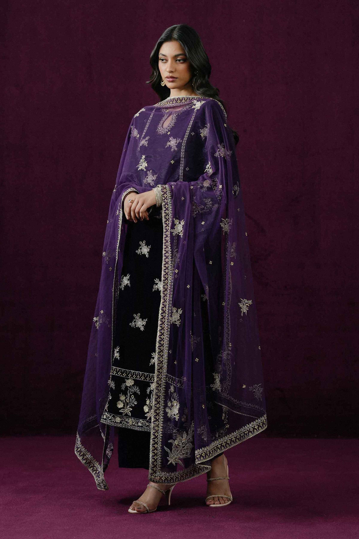 3 PIECE - EMBROIDERED SUIT - ST3PE-BOUT26WV1-20 for Women - Boutique Collection | Nishat | Shop Online
