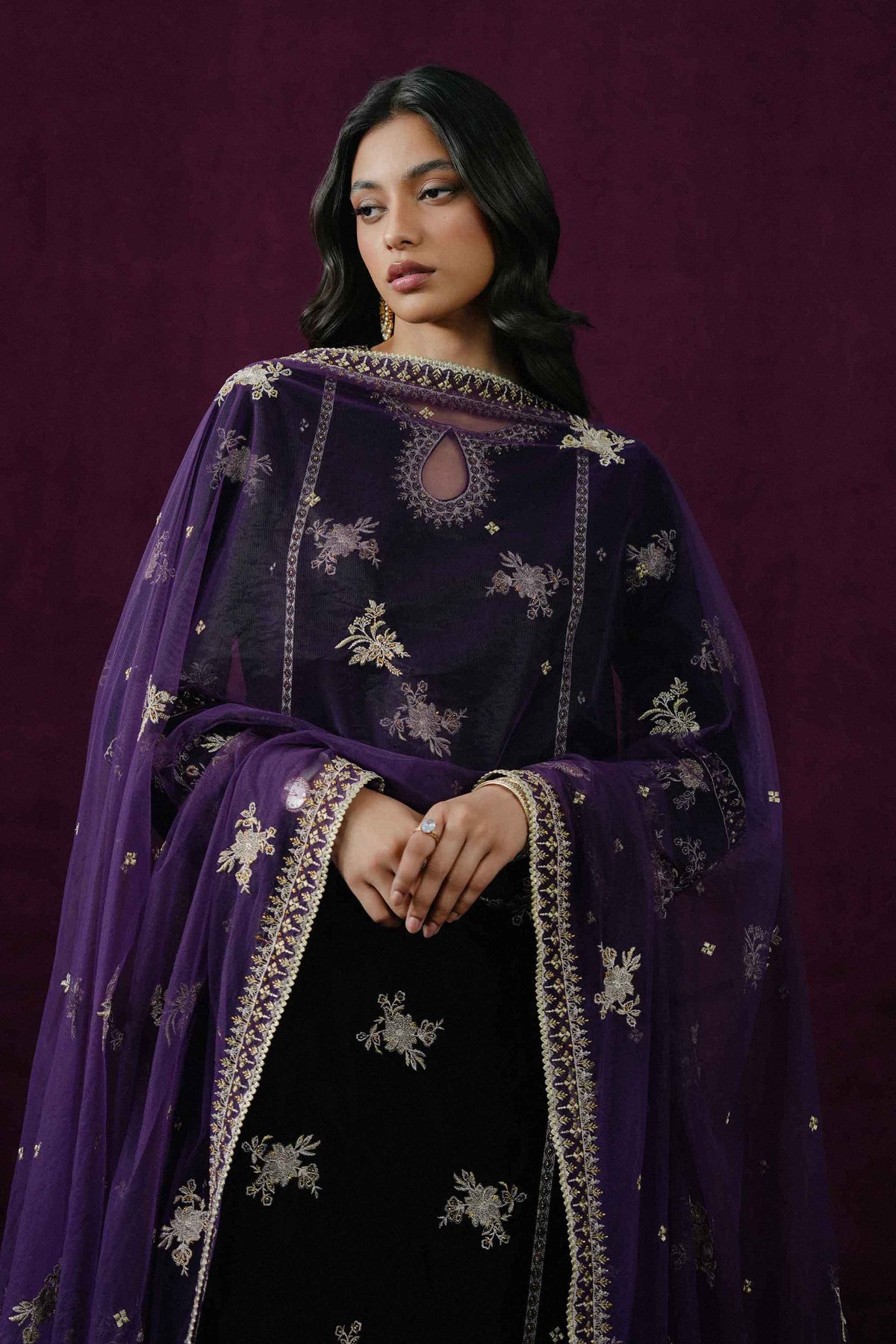 3 PIECE - EMBROIDERED SUIT - ST3PE-BOUT26WV1-20 for Women - Boutique Collection | Nishat | Shop Online