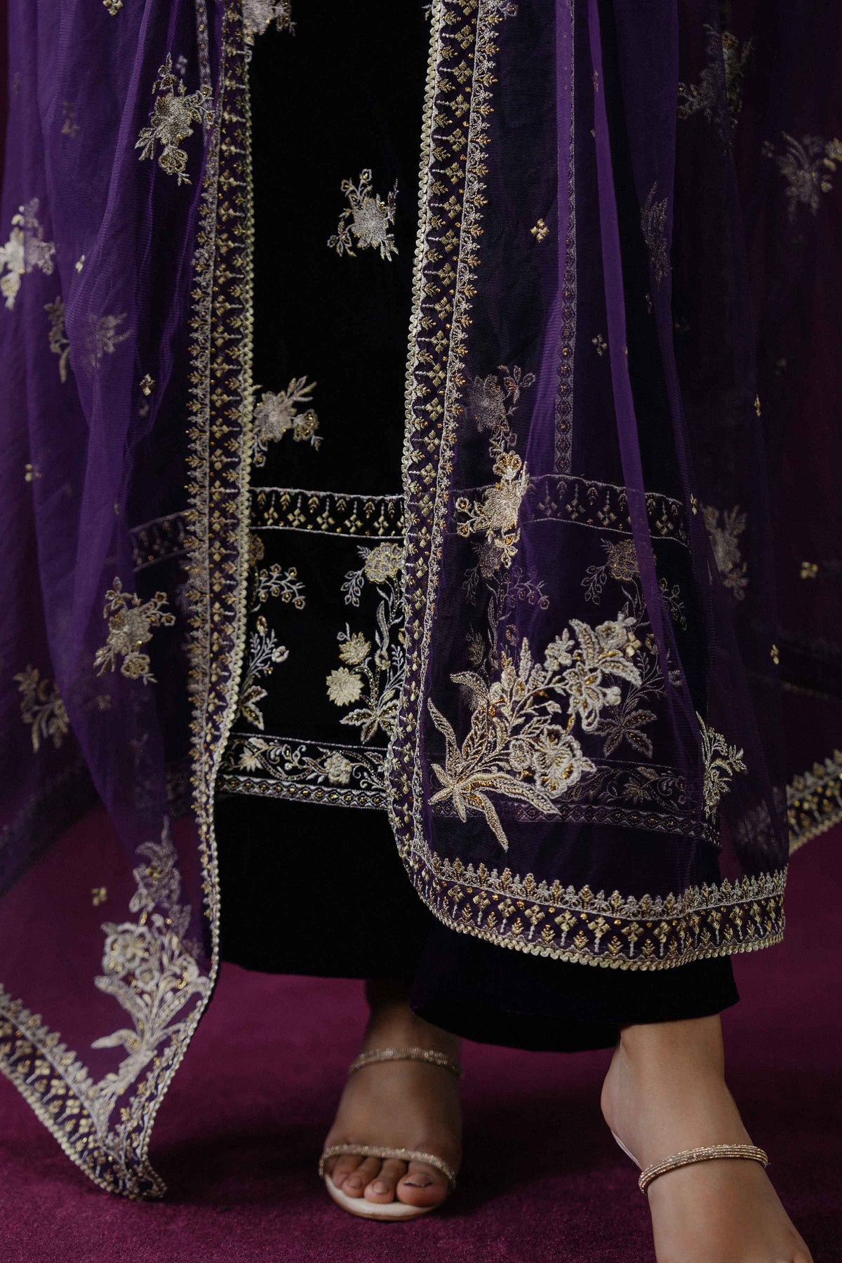 3 PIECE - EMBROIDERED SUIT - ST3PE-BOUT26WV1-20 for Women - Boutique Collection | Nishat | Shop Online