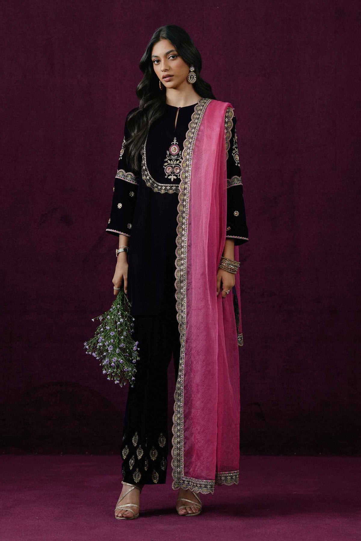 3 PIECE - EMBROIDERED SUIT - ST3PE-BOUT26WV2-16 for Women - Boutique Collection | Nishat | Shop Online