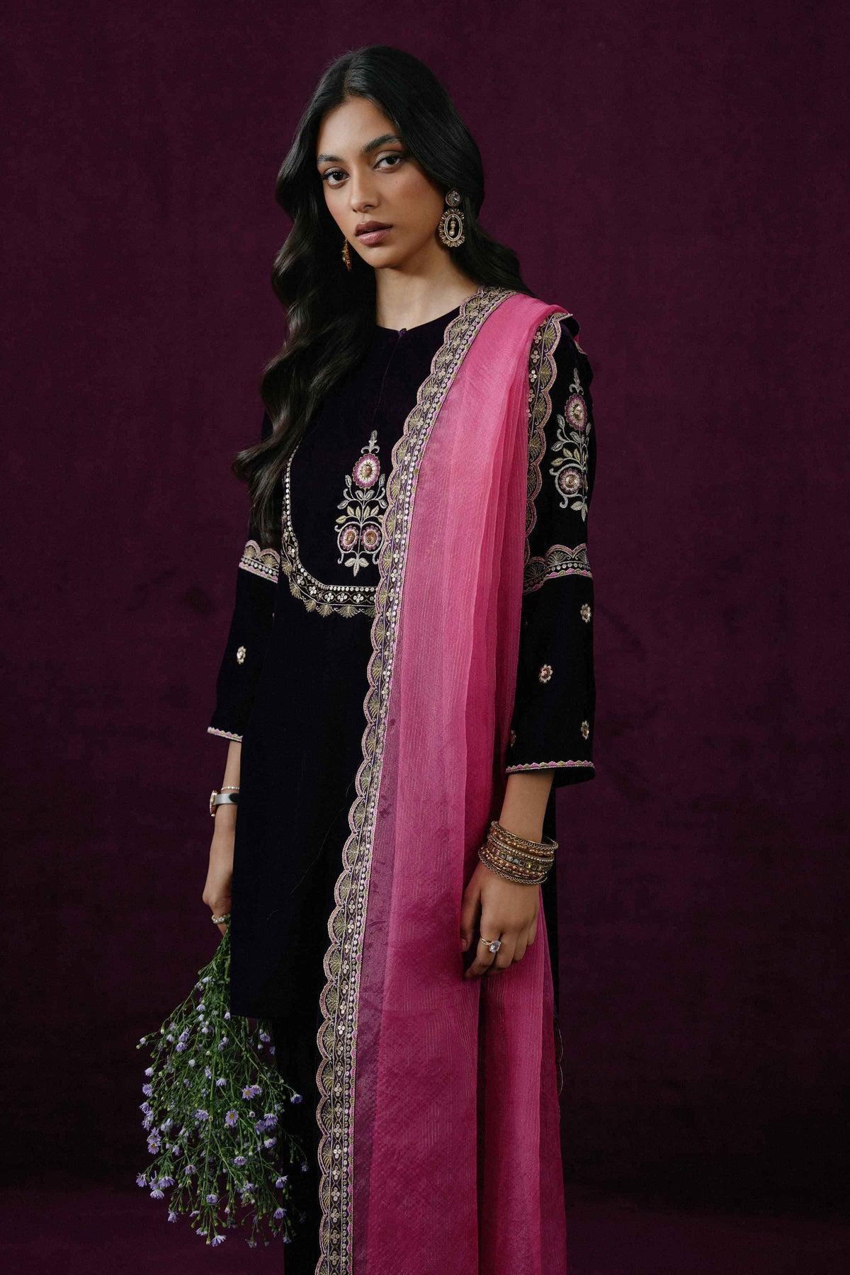 3 PIECE - EMBROIDERED SUIT - ST3PE-BOUT26WV2-16 for Women - Boutique Collection | Nishat | Shop Online