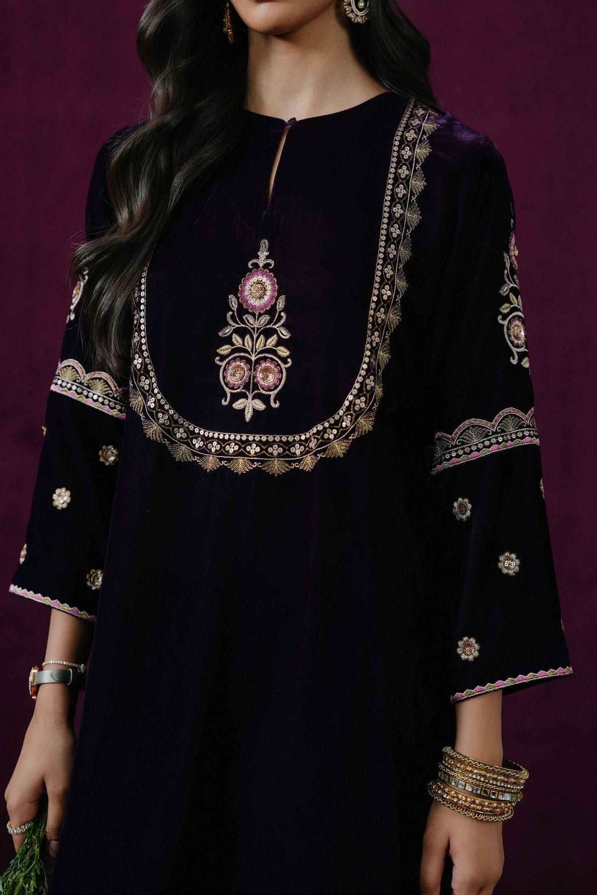 3 PIECE - EMBROIDERED SUIT - ST3PE-BOUT26WV2-16 for Women - Boutique Collection | Nishat | Shop Online
