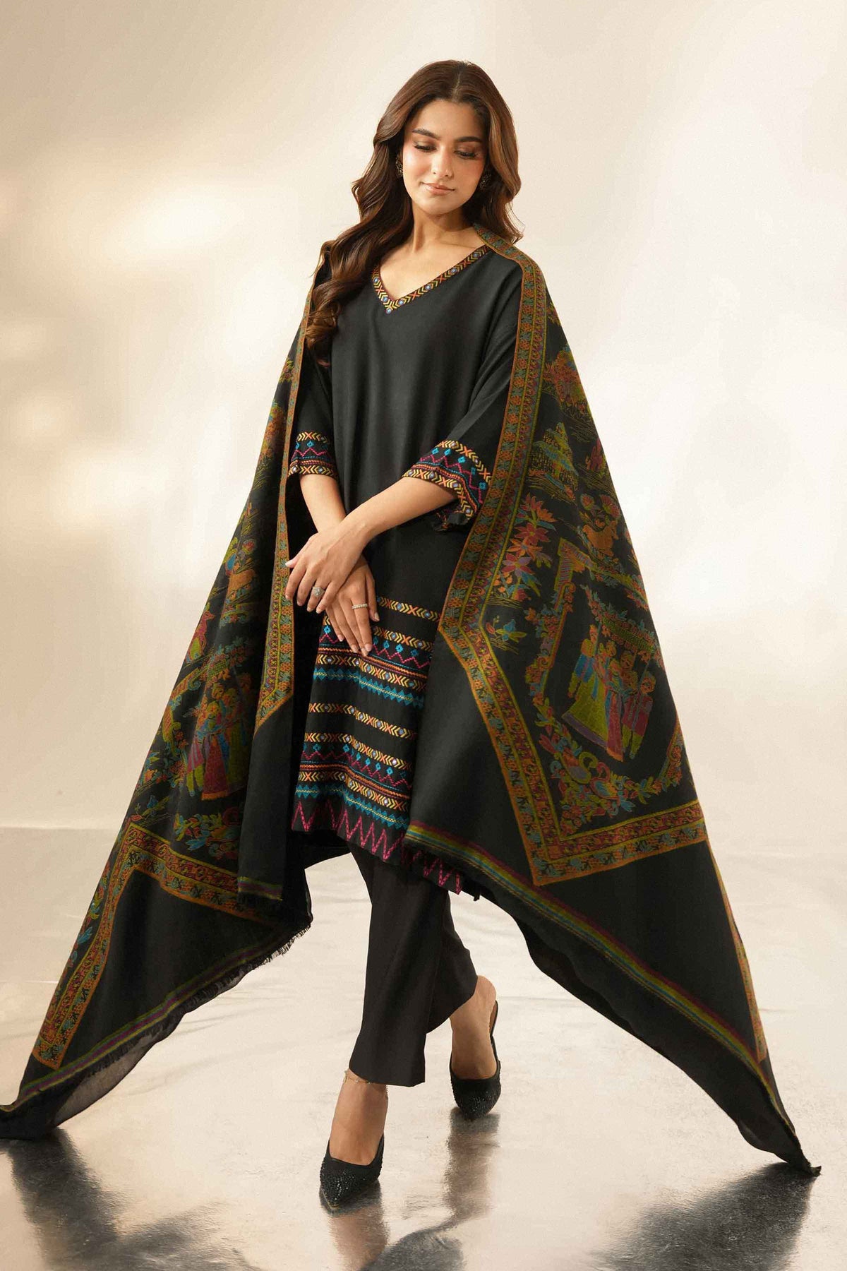 3 Piece - Embroidered Suit - ST3PE-LUXE26WV1-10 for Women - Pret Collection | Nishat | Shop Online