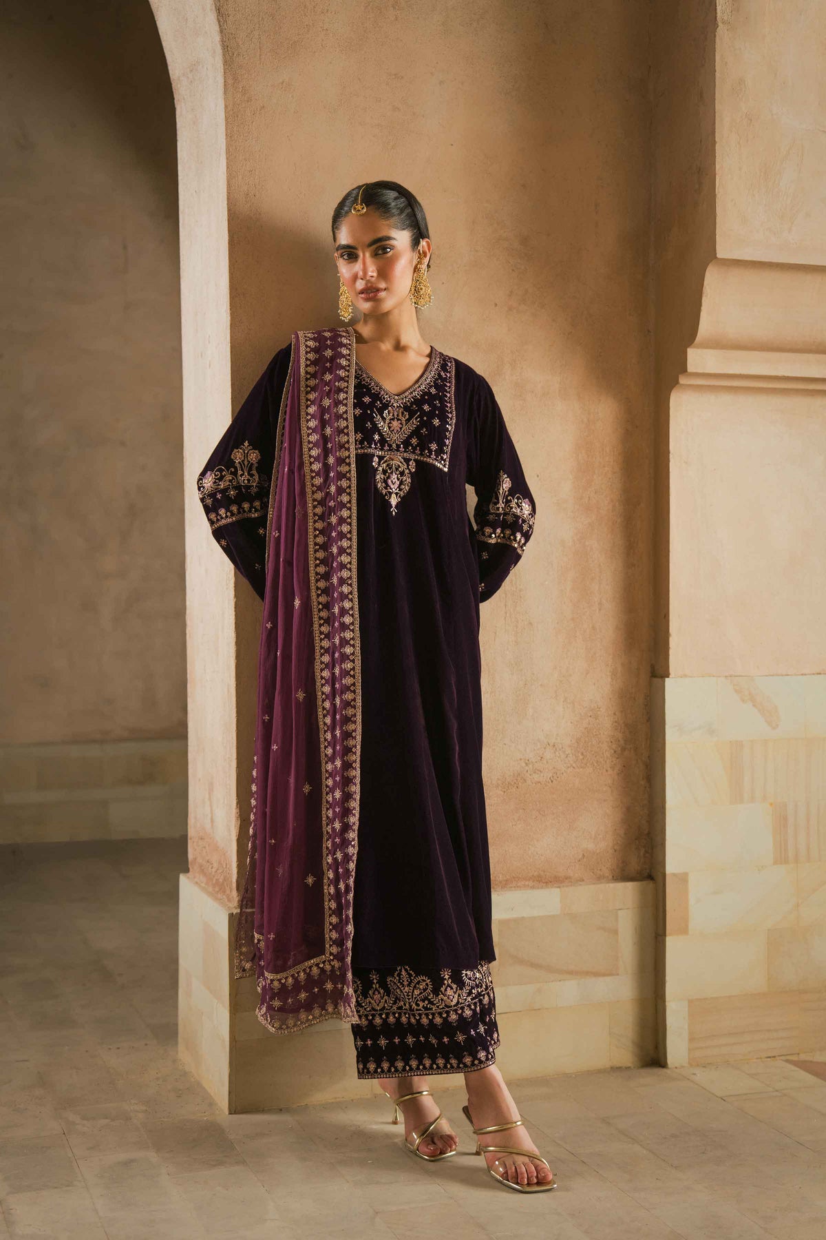 3 Piece - Embroidered Suit - ST3PE-LUXE26WV1-12 for Women - Pret Collection | Nishat | Shop Online